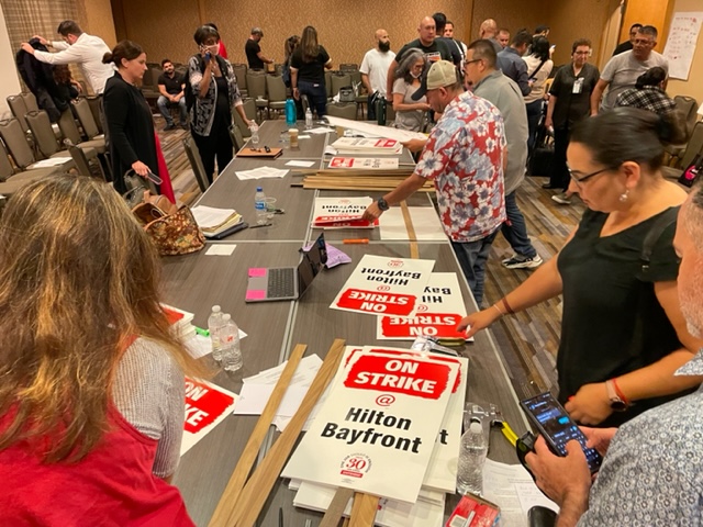 Strike: Hilton Bayfront hotel workers walk off the job as Comic-Con returns - Vimarsana News