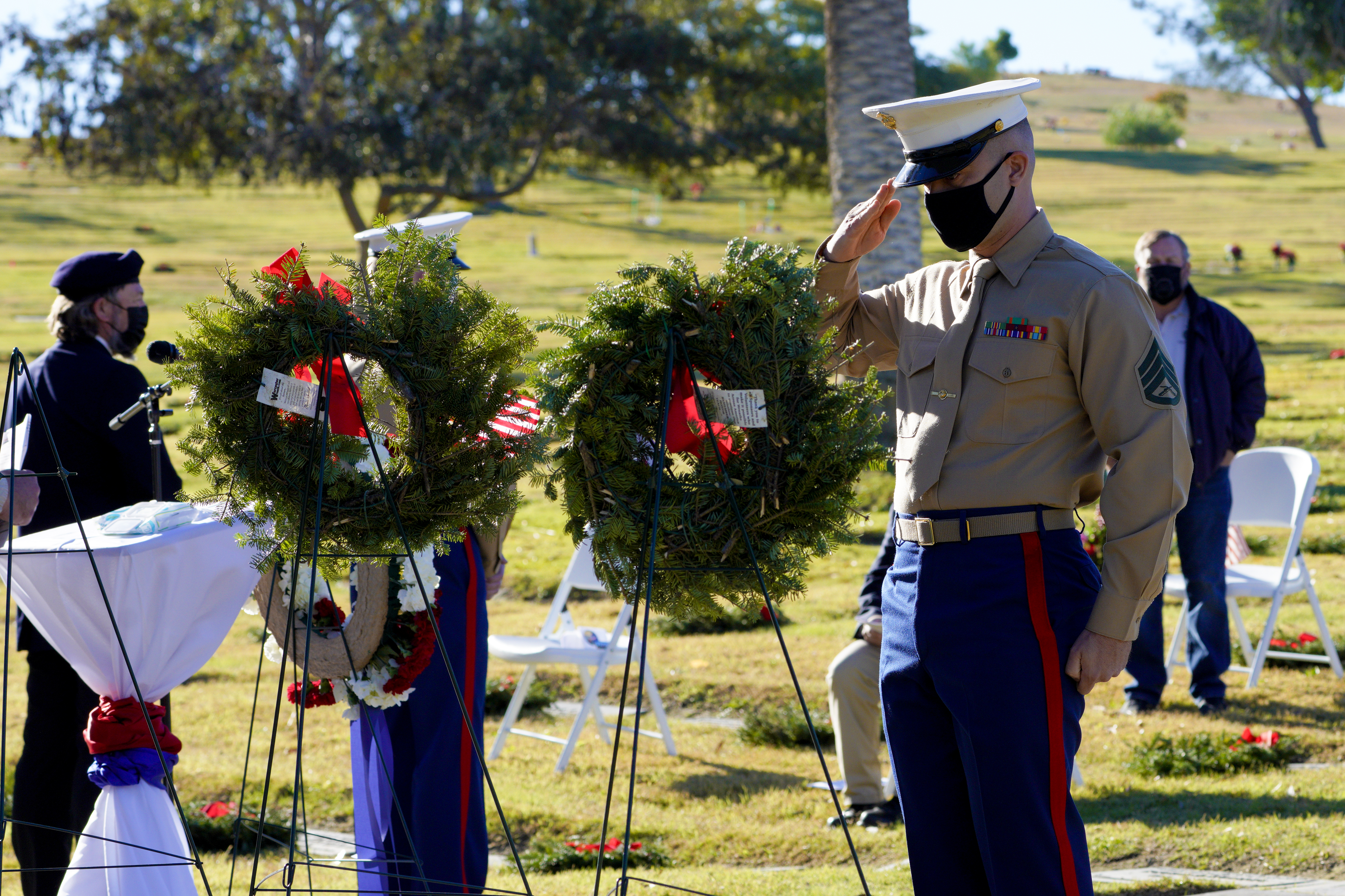 Wreaths mark fallen veterans' graves in scaled-down version of annual tradition - Vimarsana News