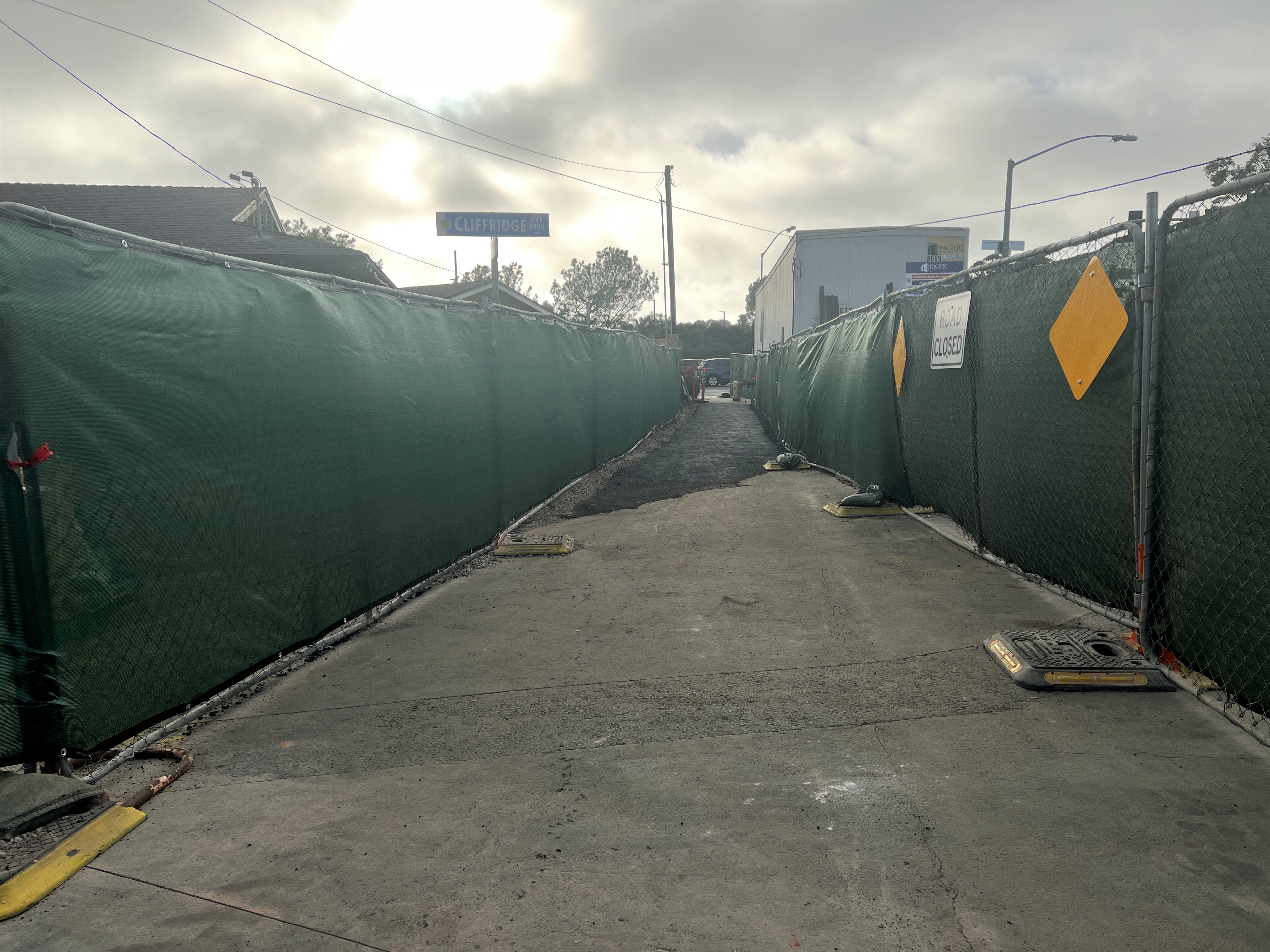 Pedestrian walkway near Hillel Center construction site is restored, forgoing barrier - Vimarsana News