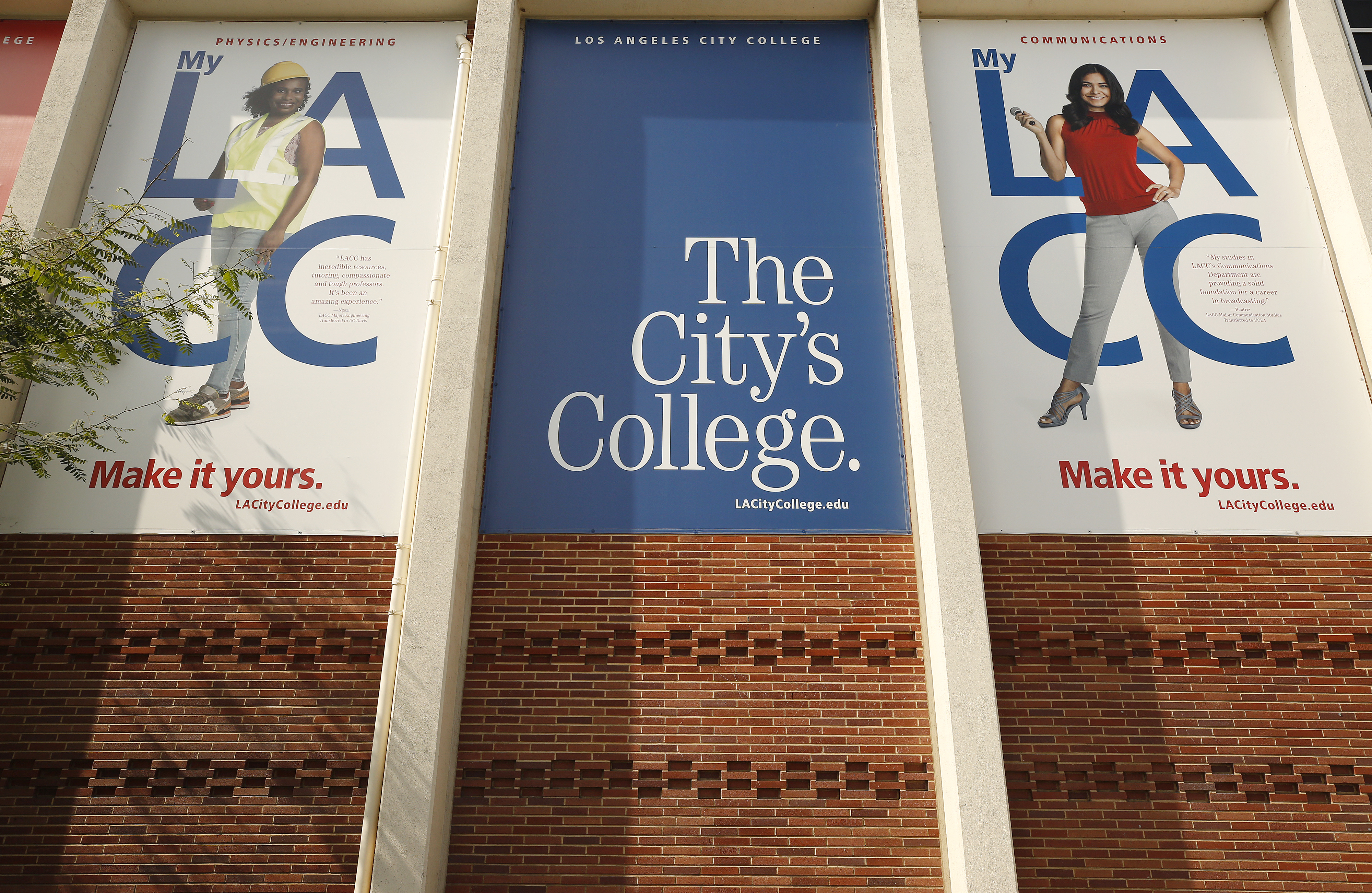 L . A . community college candidates promise fixes on basic needs
