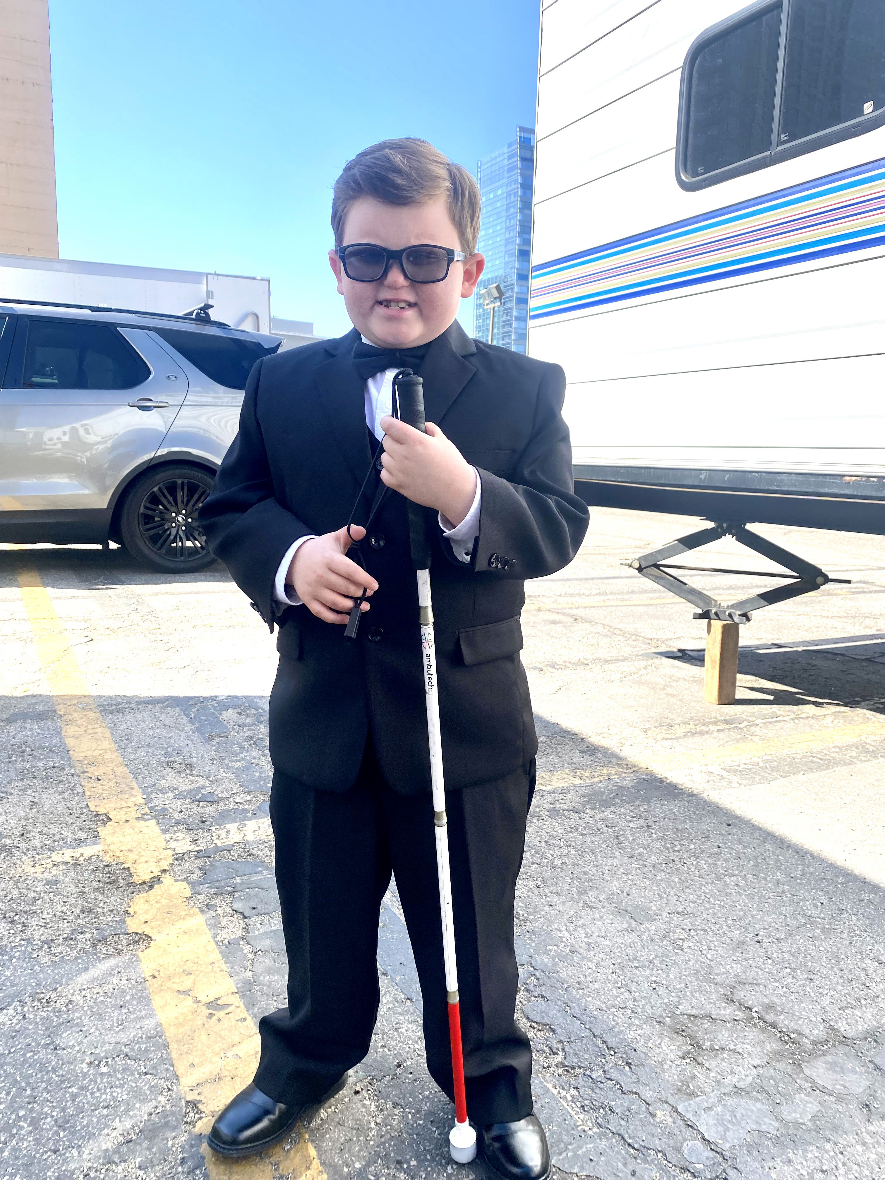Huntington Beach child actor Karl Seitz, 8, is visually impaired but sees a bright future ahead - Vimarsana News