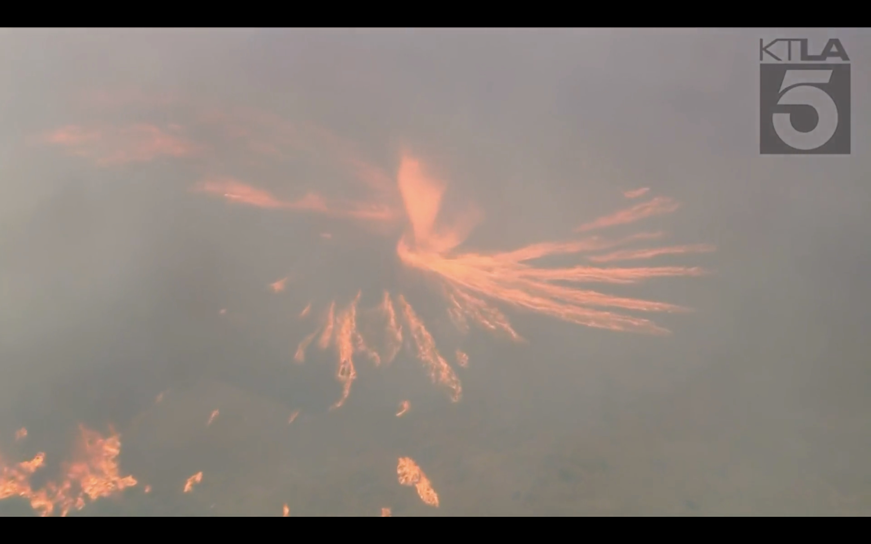 'Fire tornado' caught on video at 150-acre brush fire near Gorman - Vimarsana News