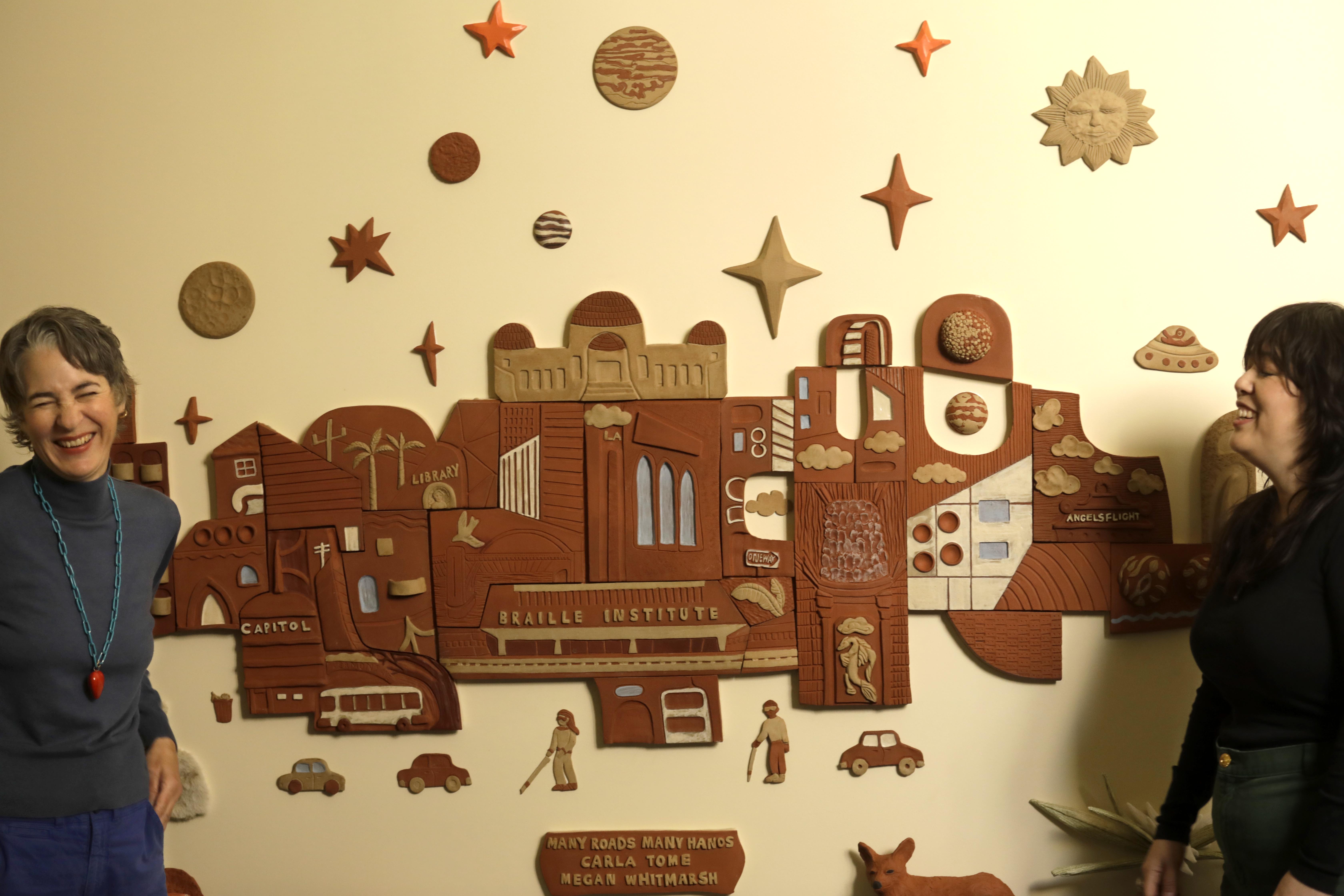 A first look at Braille Institute's new 'sensory wall' and mural - Vimarsana News