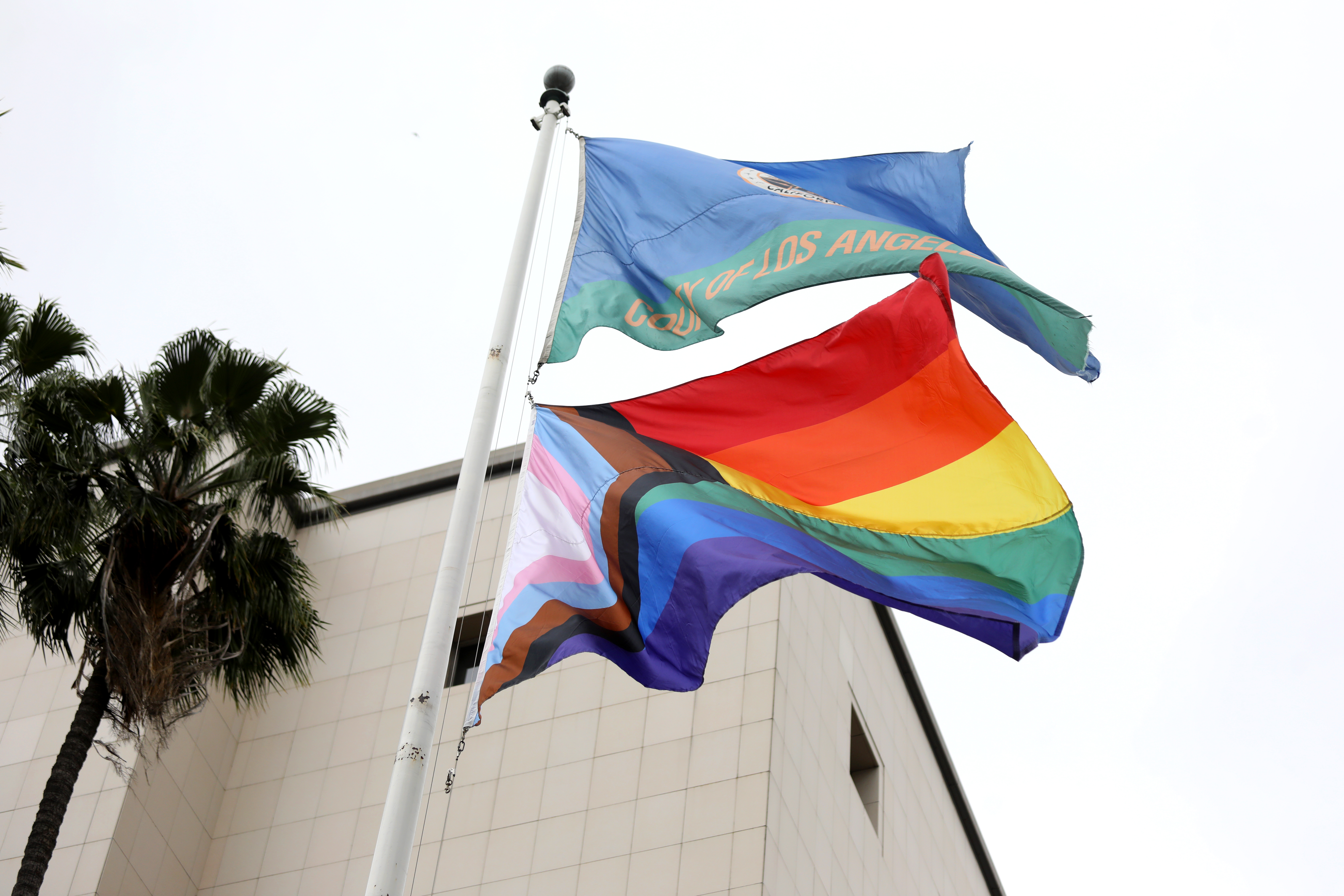 Downey reverses policy on flying Pride flag. Critics protest the move - Vimarsana News