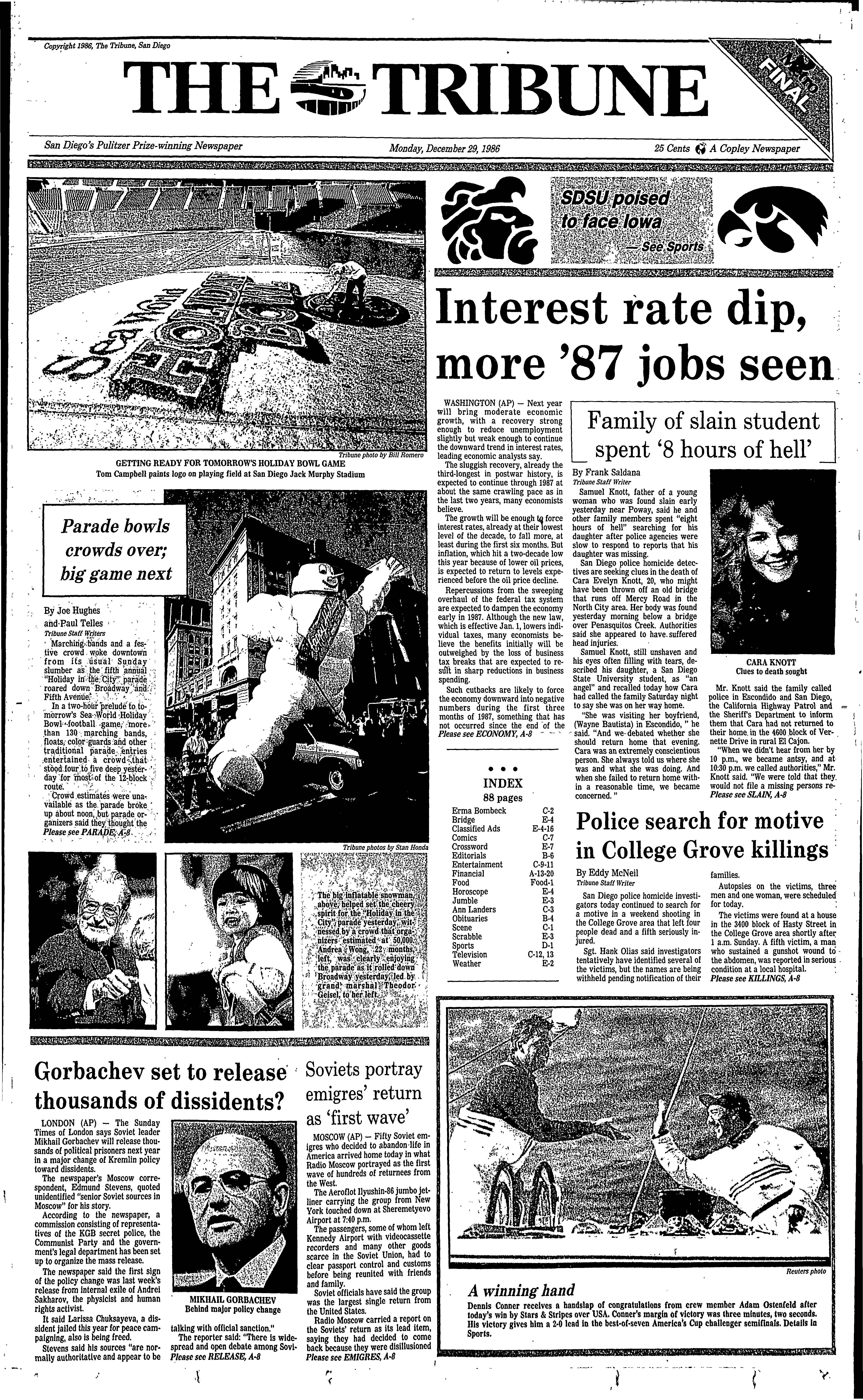 From the Archives: Inflation is good for Holiday Bowl Parade - Vimarsana News
