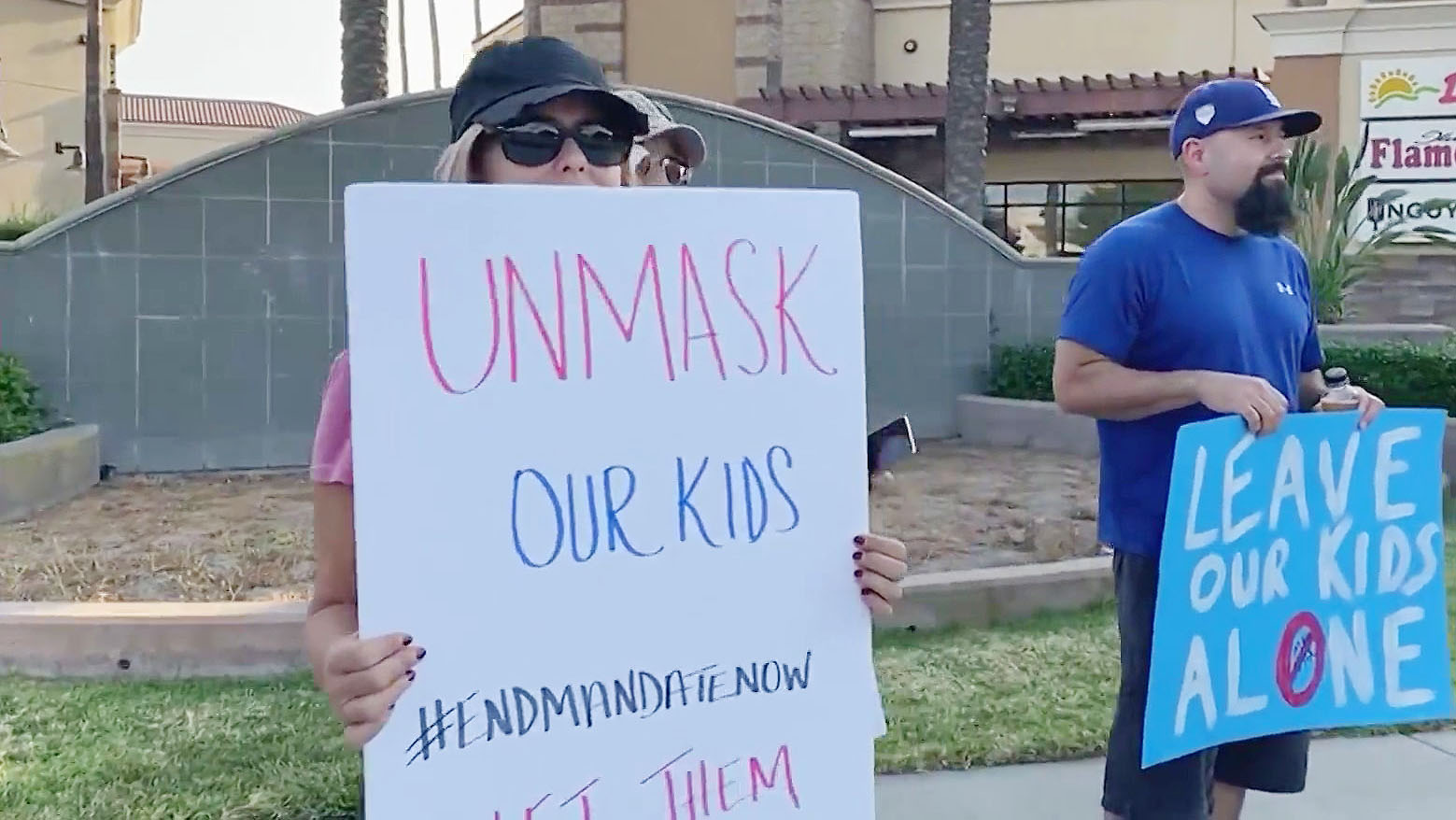 Some California parents protest mask rules as schools reopen - Vimarsana News