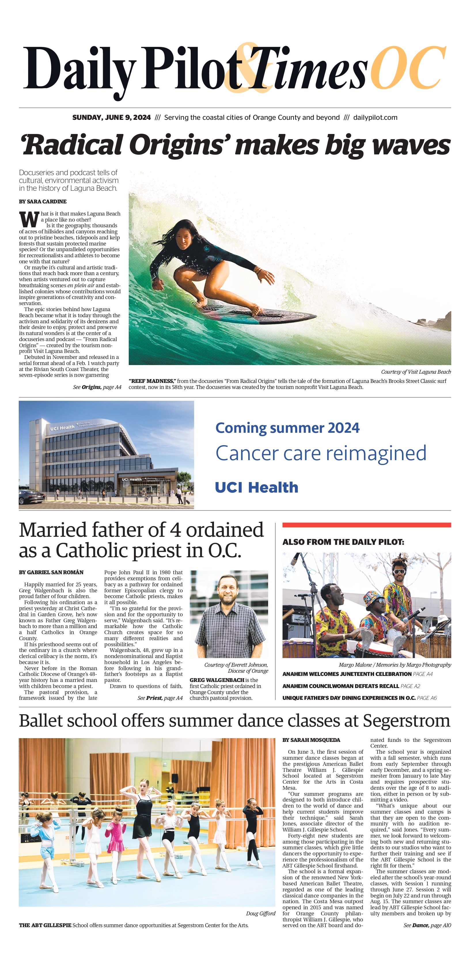 Daily Pilot e-newspaper: Sunday, June 9, 2024 - Vimarsana News