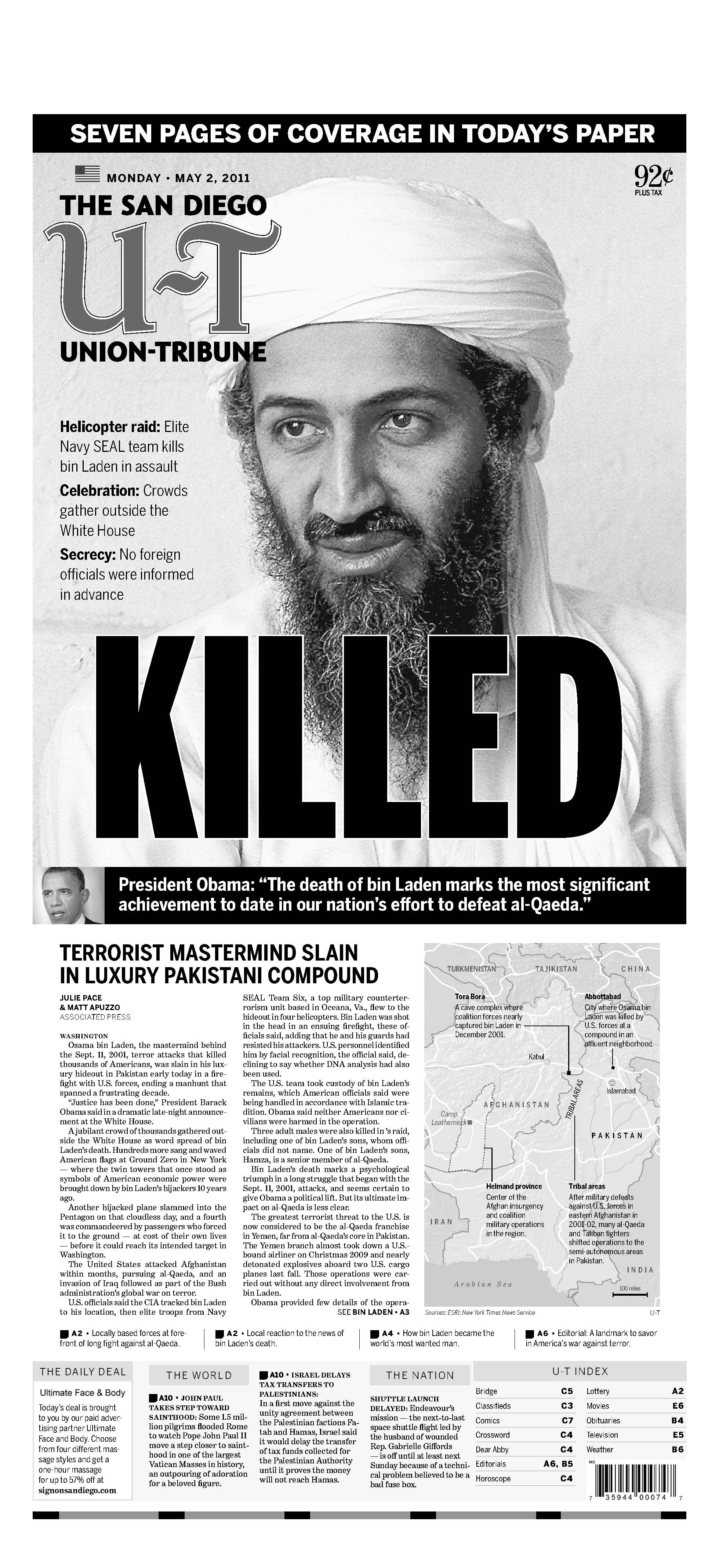 From the Archives: Ten year anniversary of Osama bin Laden's death - Vimarsana News