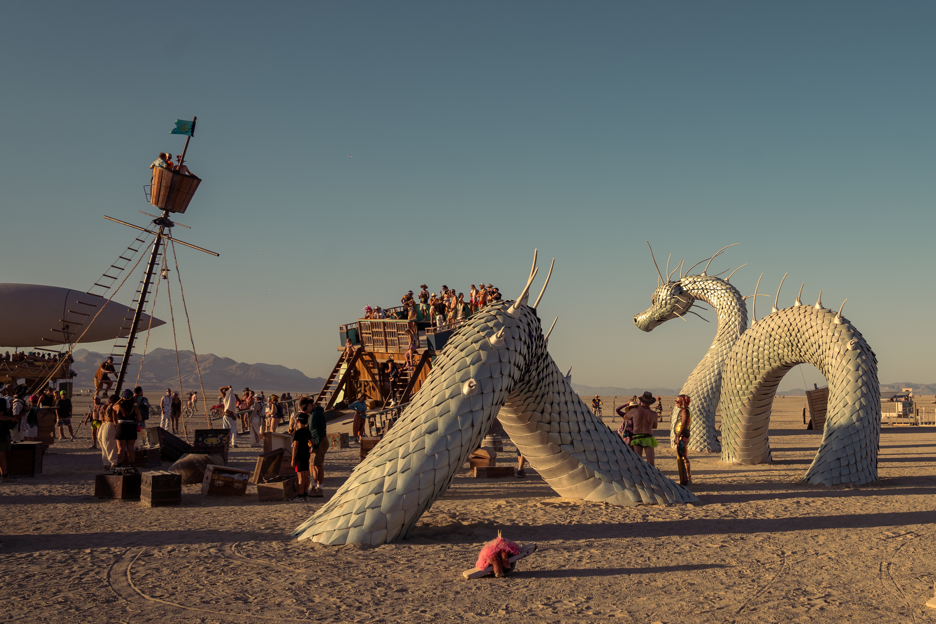 Commentary: The highs, lows and sacrifices of building a giant theme camp at Burning Man