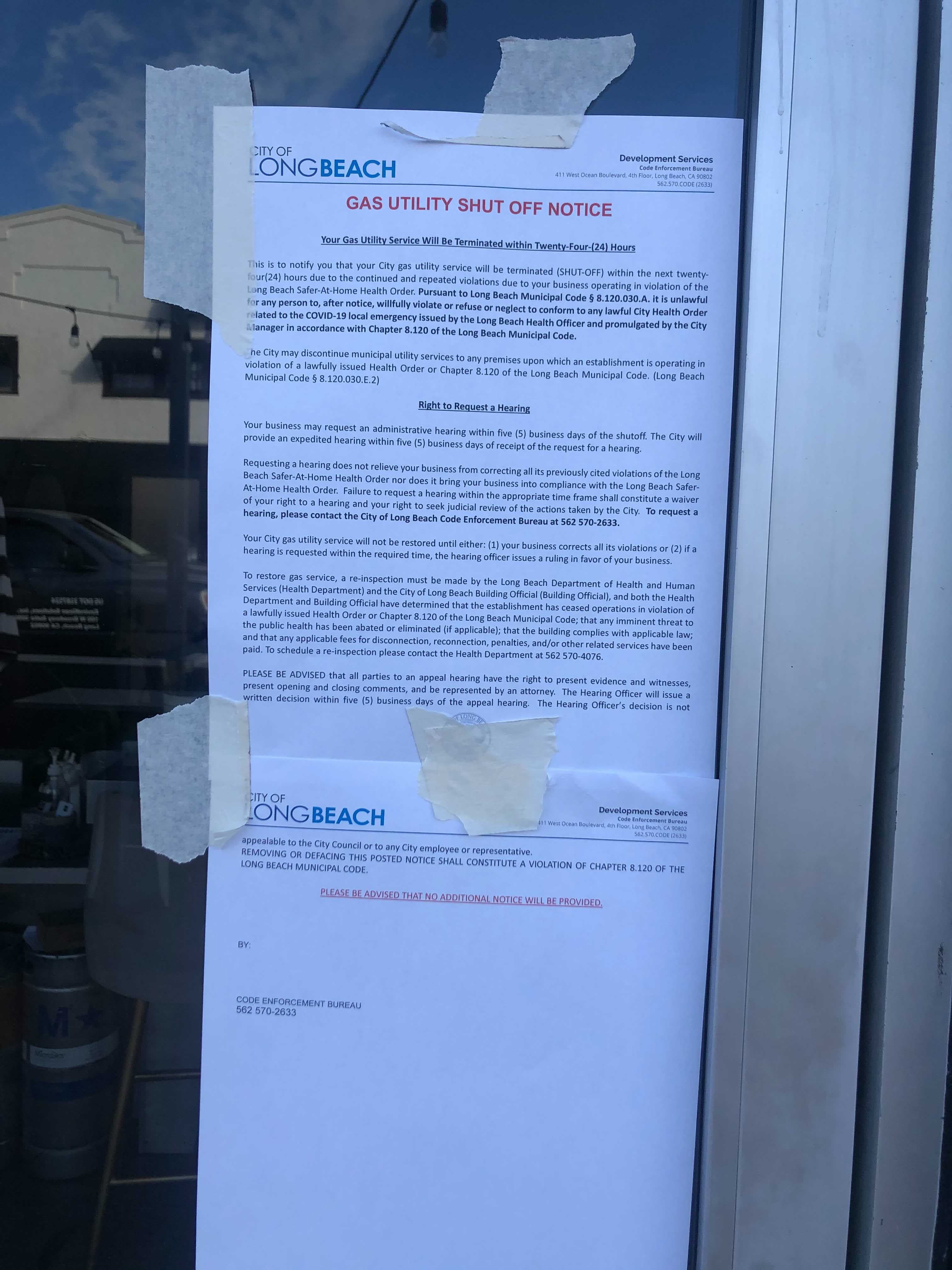 Gas service cut off at restaurant that kept serving diners - Vimarsana News