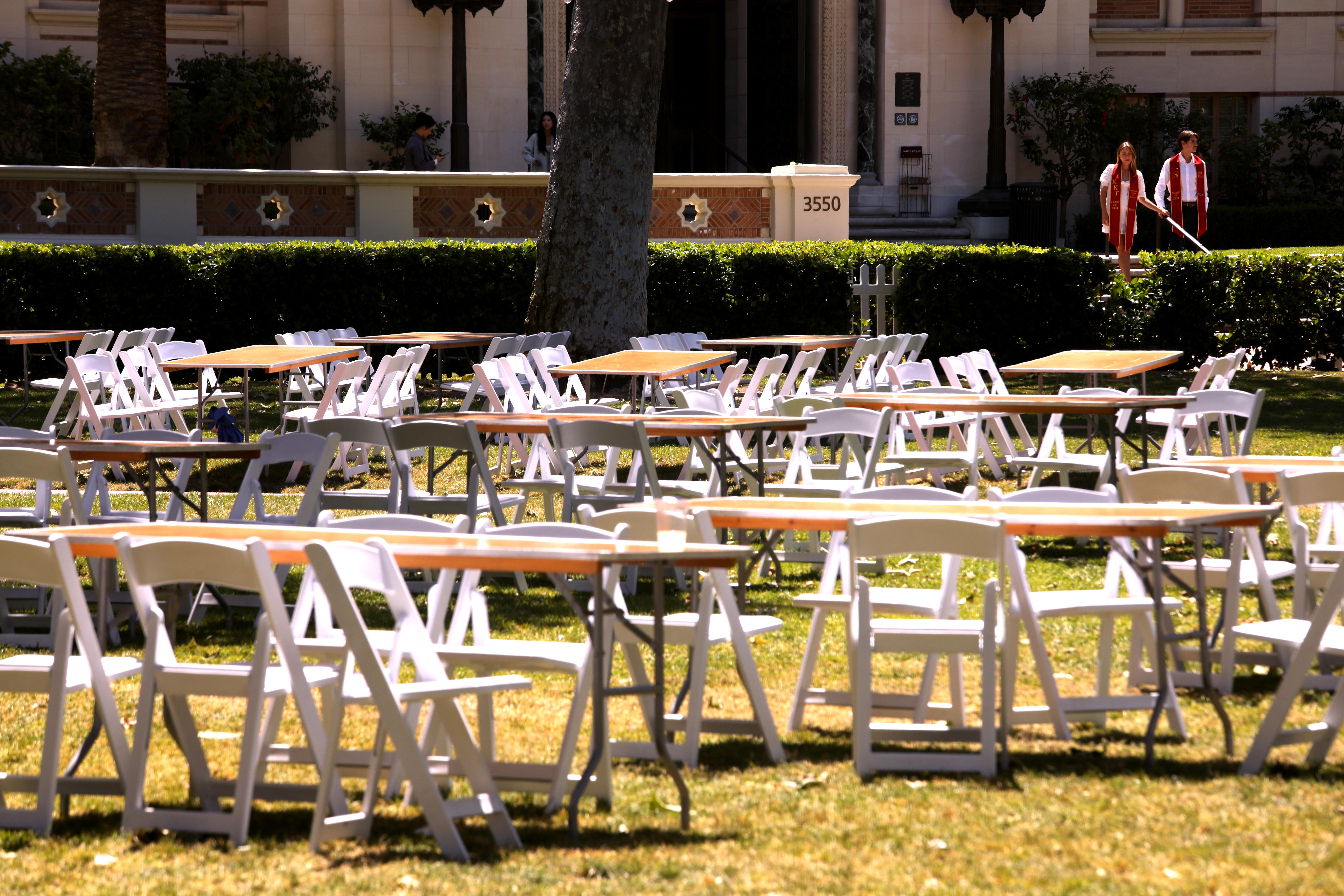 Metal detectors, fear, frustration. College commencements altered amid protests - Vimarsana News