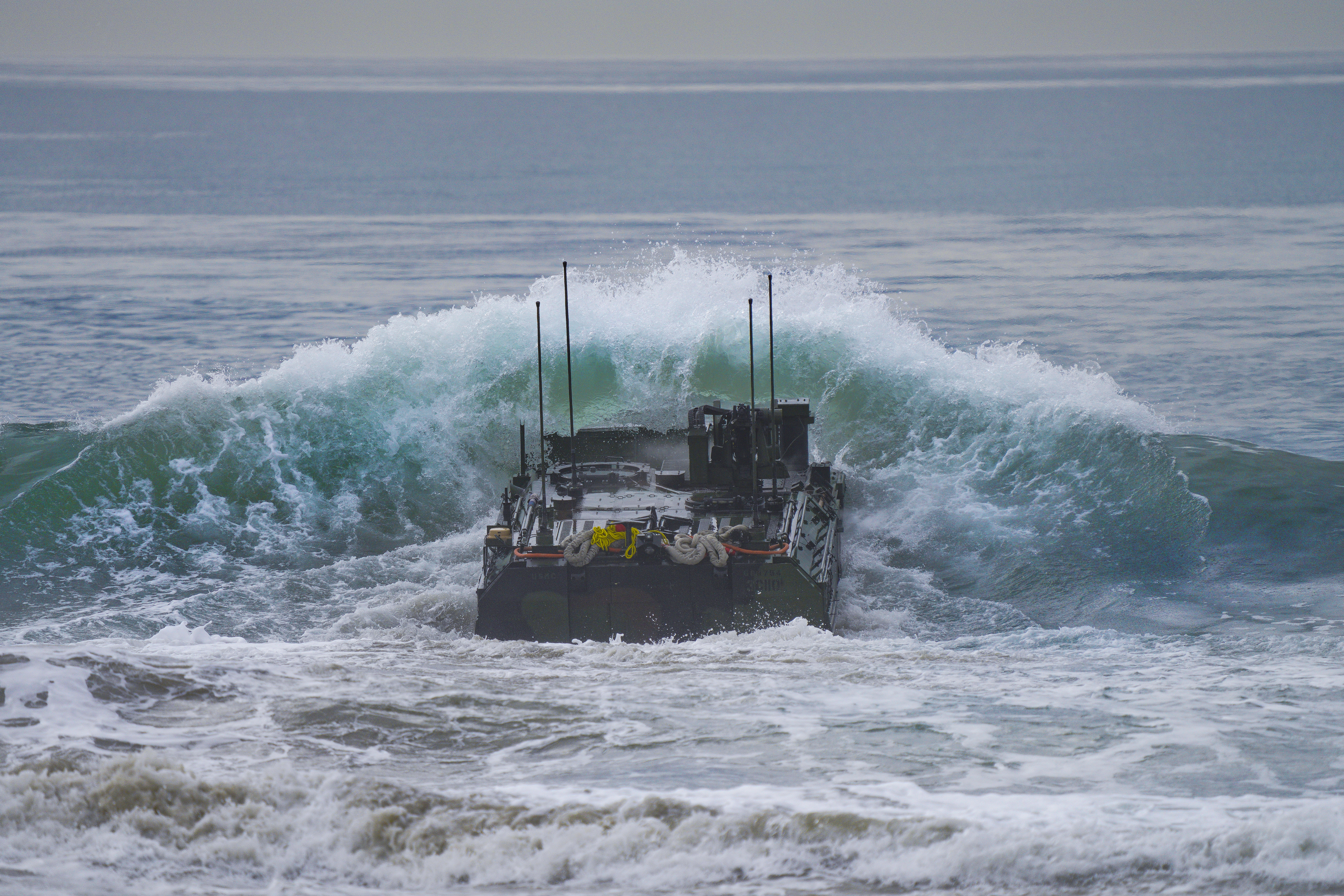 Marine unit involved in high-surf amphibious vehicle rollover same as one involved in 2020 sinking - Vimarsana News