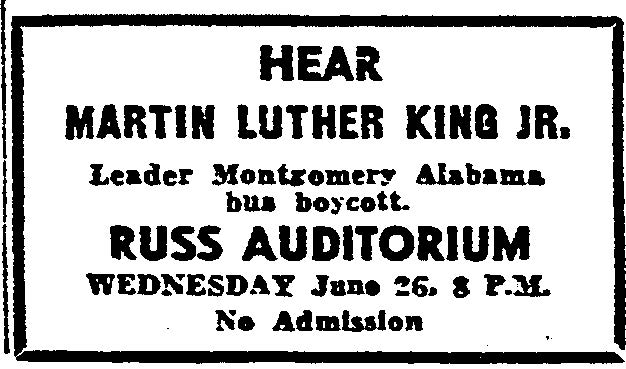 From the Archives: 'Racism must go,' Dr. Martin Luther King Jr. told San Diegans in 1957 - Vimarsana News