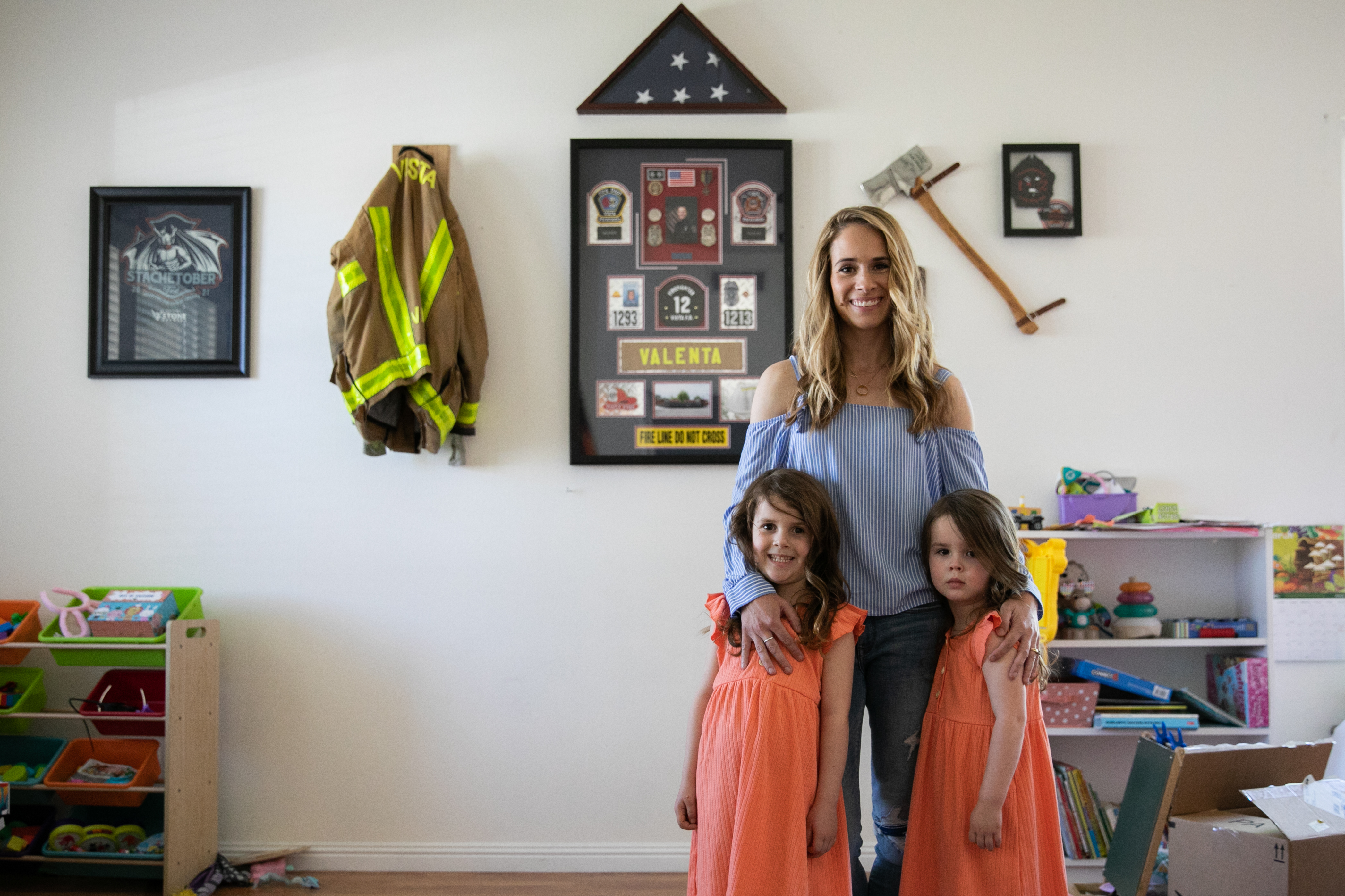 Vista firefighter's widow launches cancer foundation in his memory - Vimarsana News