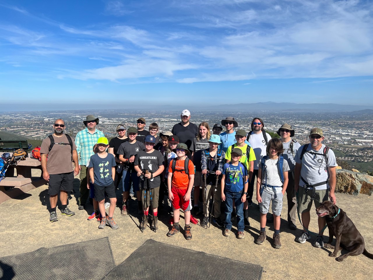 Scouts get ready to hike up Double Peak nine times for peak-a-thon fundraiser -- North County - Vimarsana News