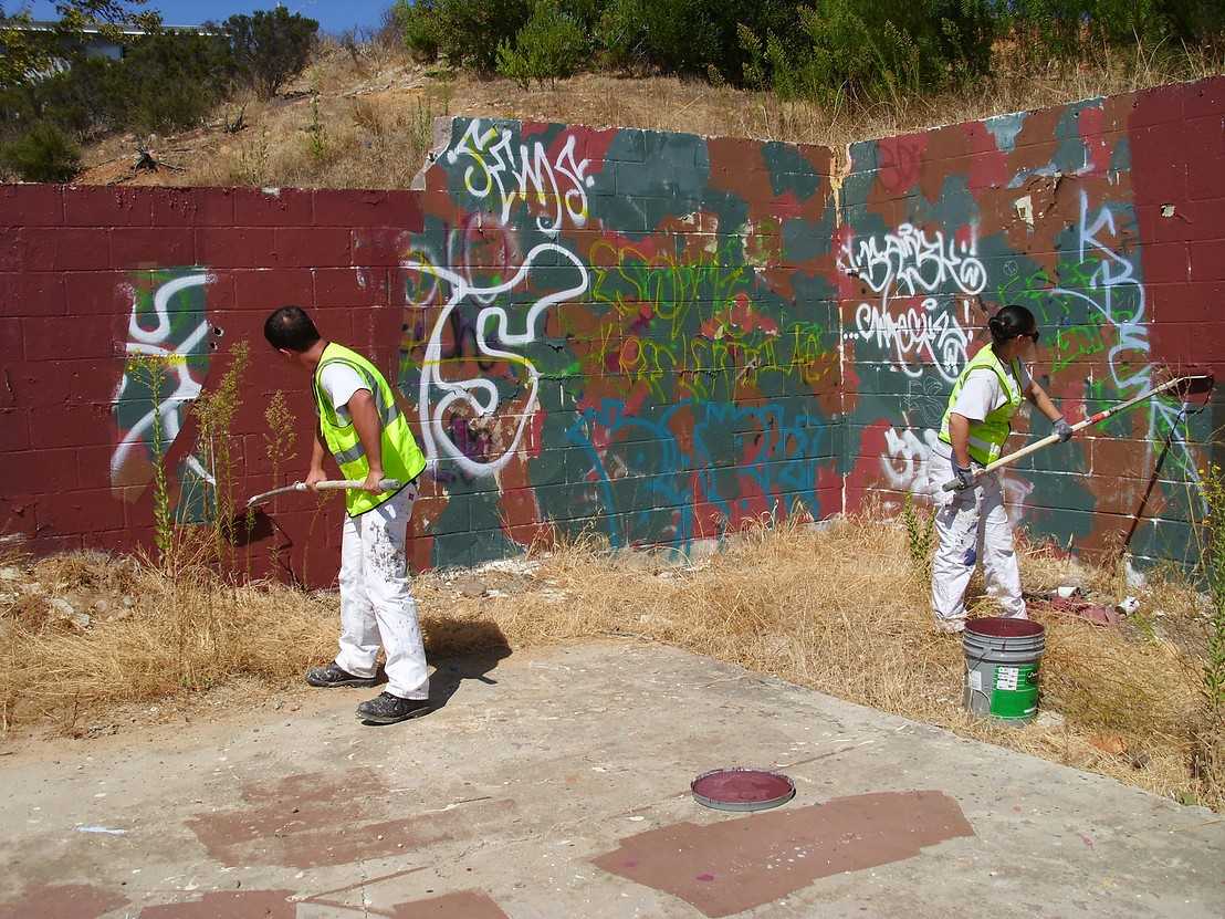 El Cajon hires Urban Corps to perform graffiti removal - Vimarsana News