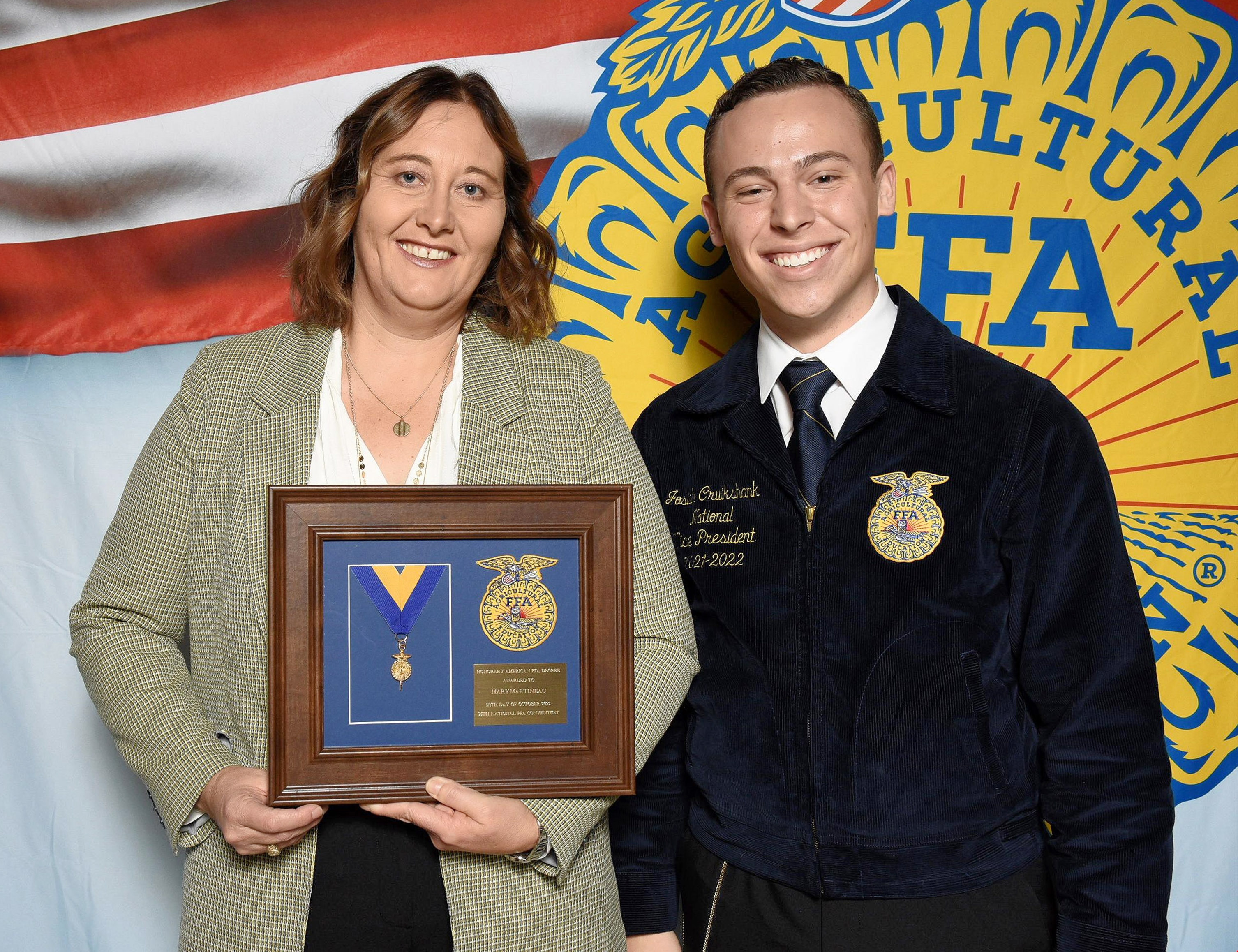 Ramona ag teacher Mary Martineau honored with Honorary American FFA Degree - Vimarsana News