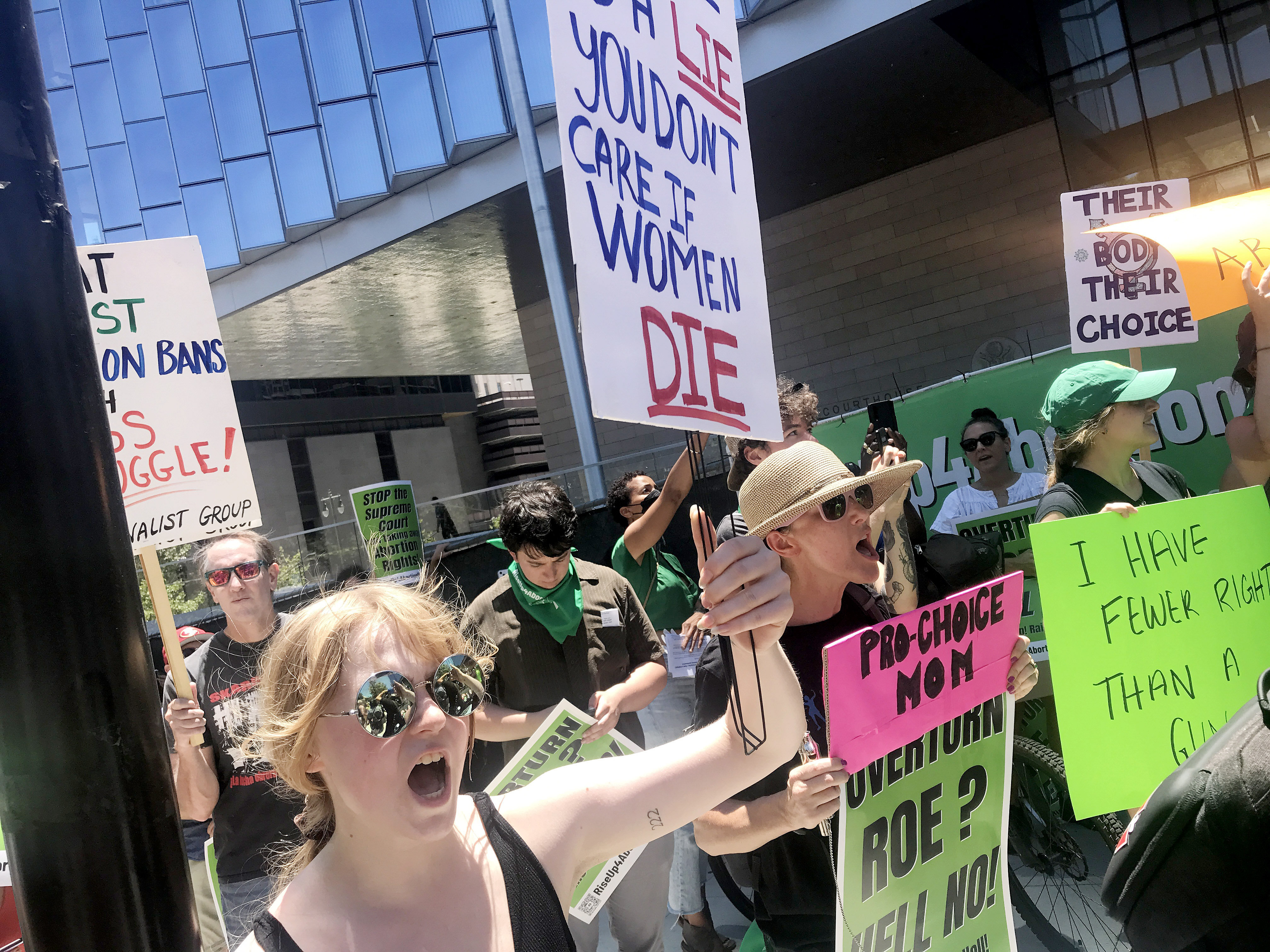 'It feels like we're going back in time': Abortion rights protests quickly materialize in Los Angeles - Vimarsana News