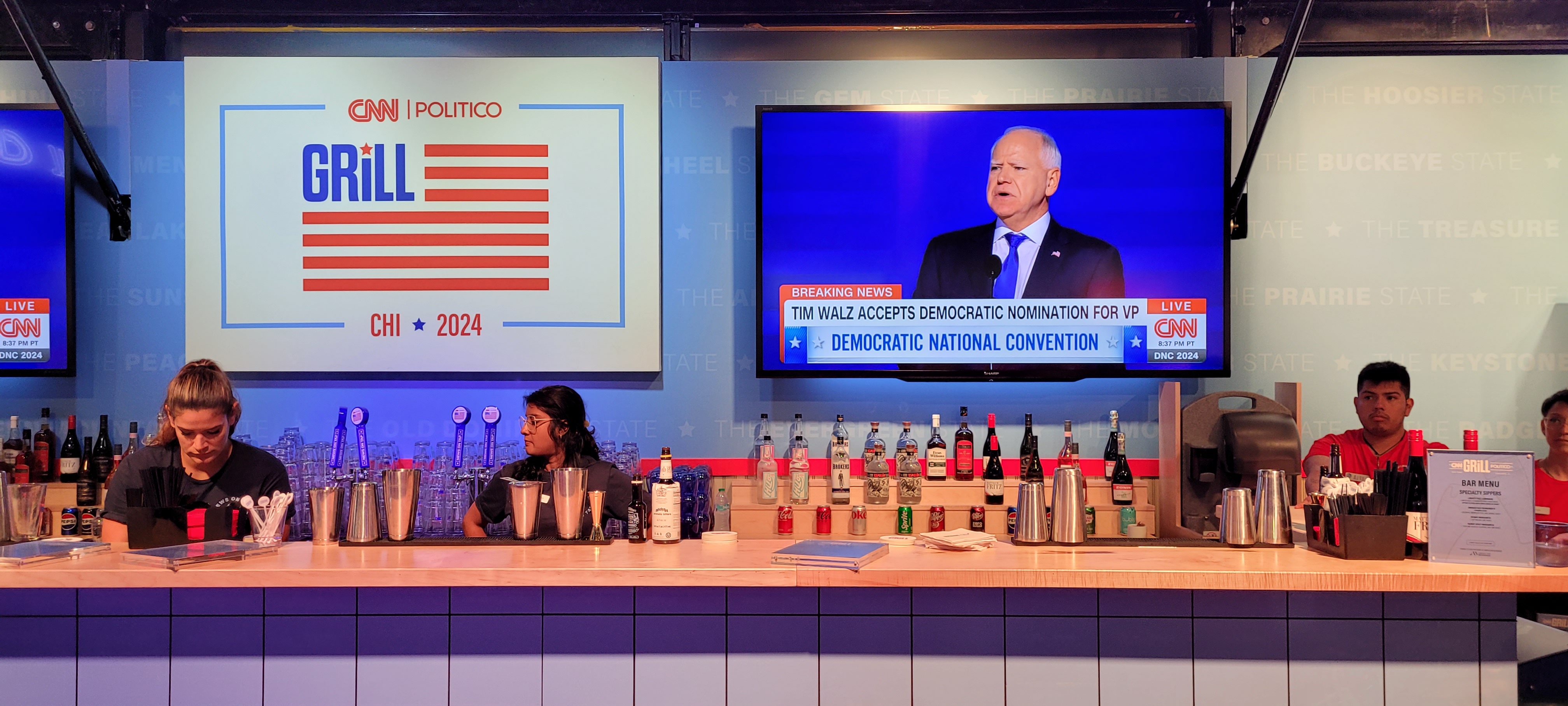 Democrats and journos at the DNC are thrilled with the CNN Politico Grill