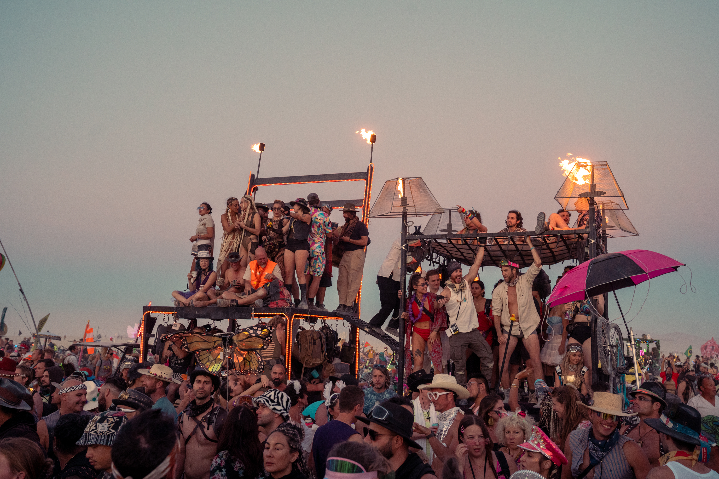 Commentary: The highs, lows and sacrifices of building a giant theme camp at Burning Man