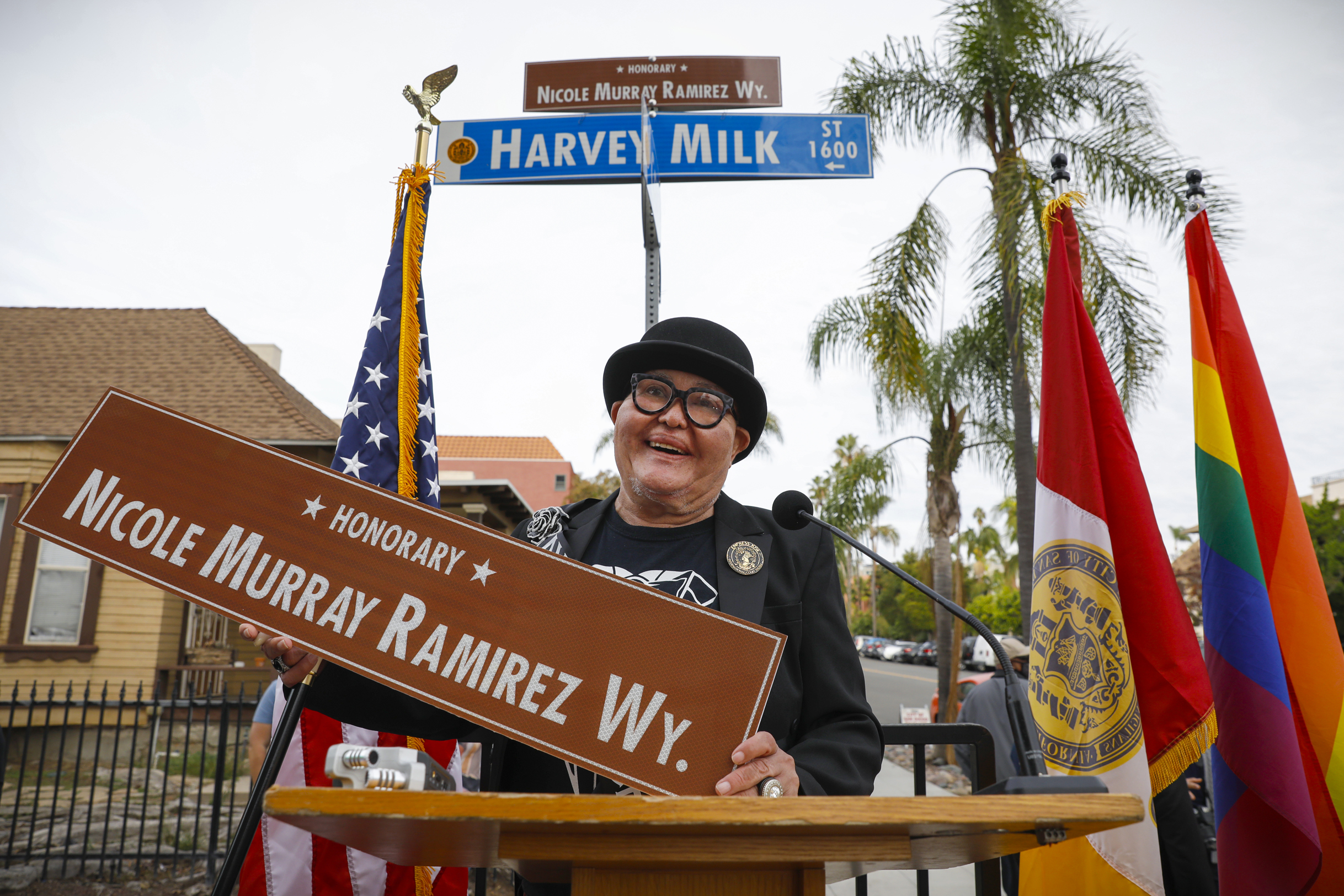 San Diego honors longtime gay rights activist Nicole Murray Ramirez with honorary street sign - Vimarsana News