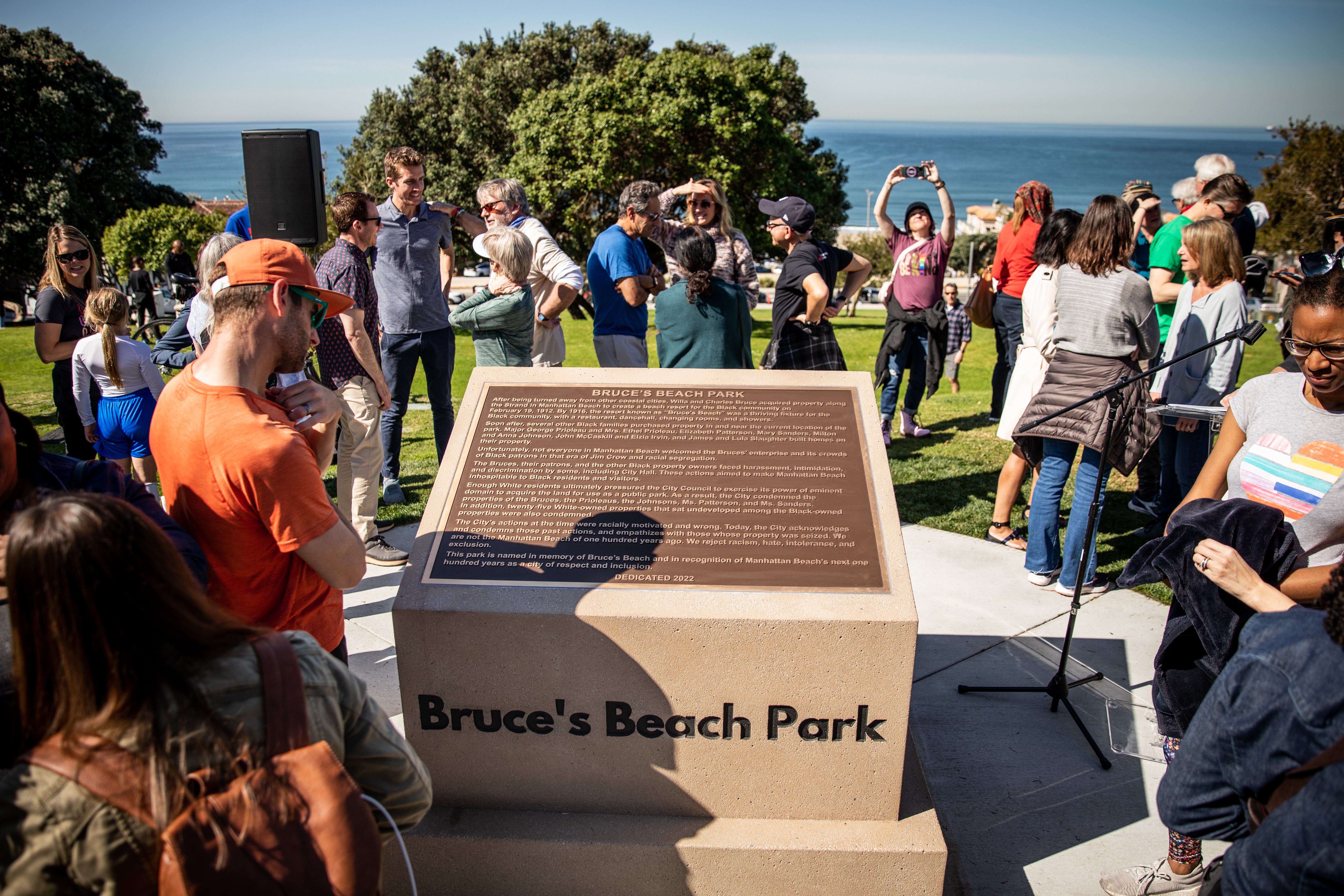 Manhattan Beach unveils new Bruce's Beach monument - Vimarsana News