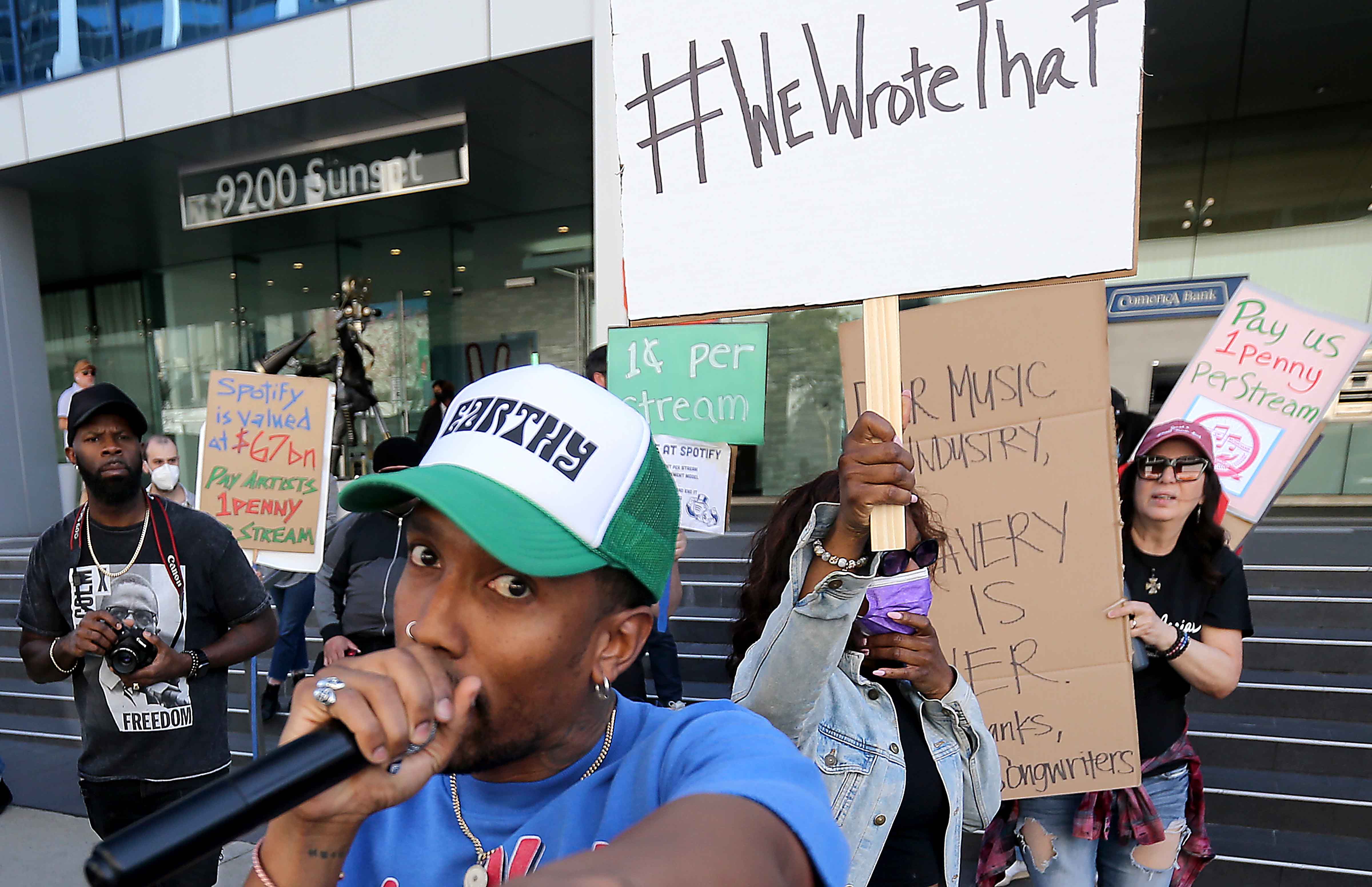 Songwriters take to the streets to protest Spotify payments - Vimarsana News