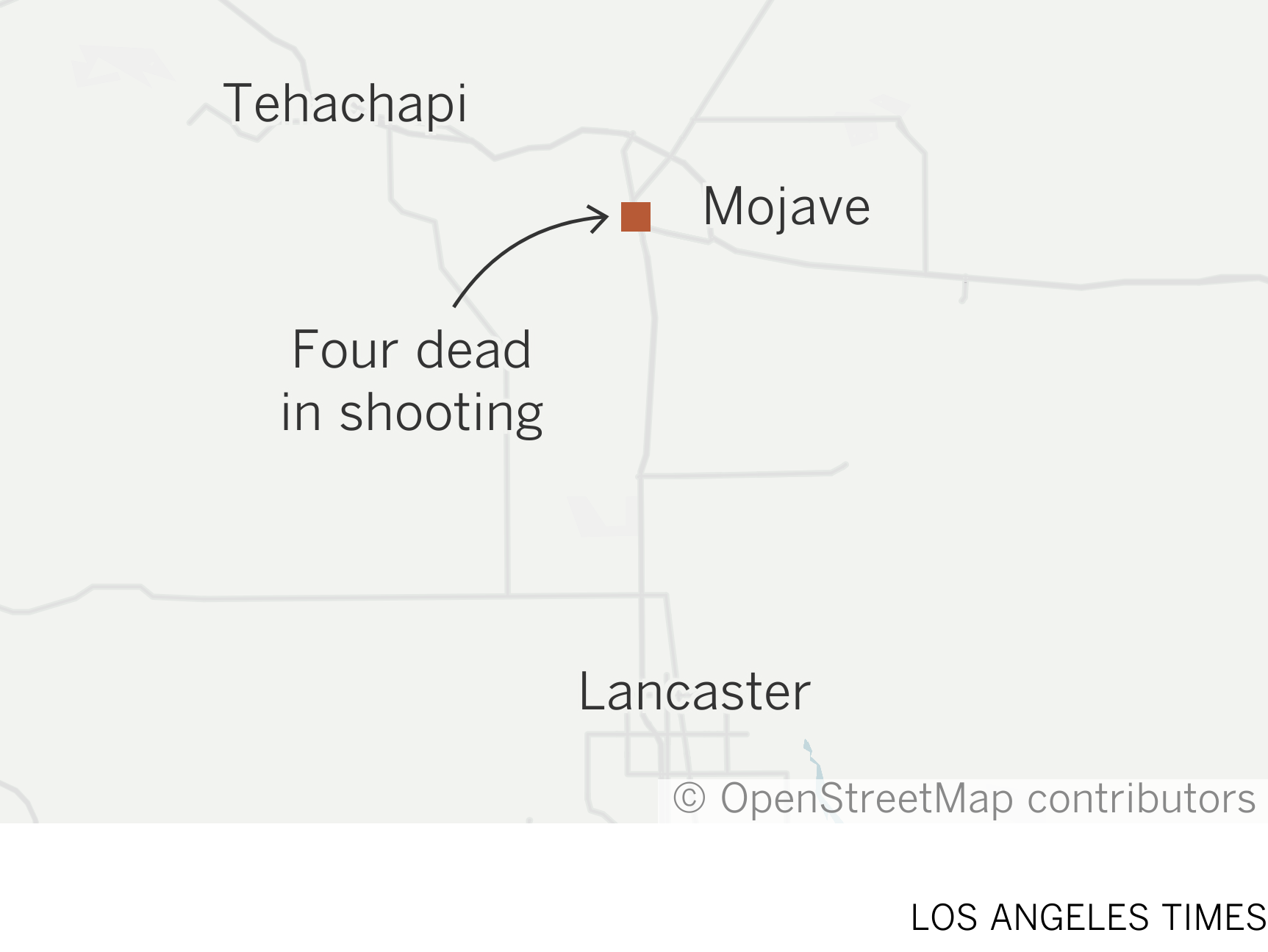 Four dead in mass shooting in Mojave, report says - Vimarsana News