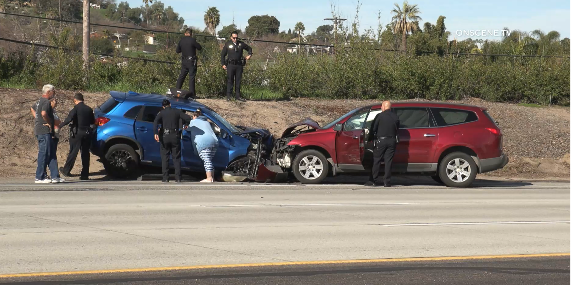 Stolen SUV going wrong way on SR-125 crashes head-on into another vehicle - Vimarsana News
