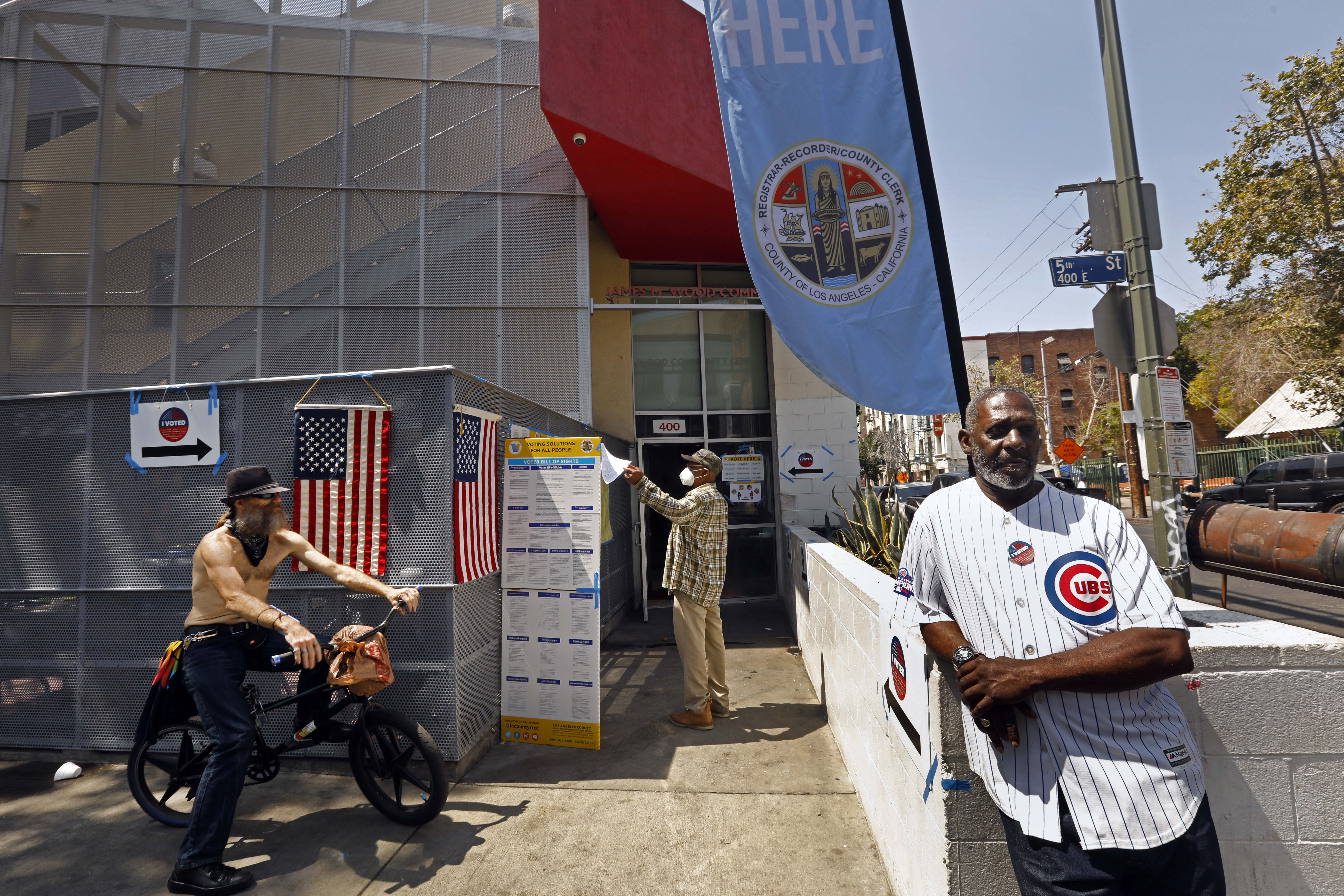 Skid row residents show up to vote in primary election - Vimarsana News
