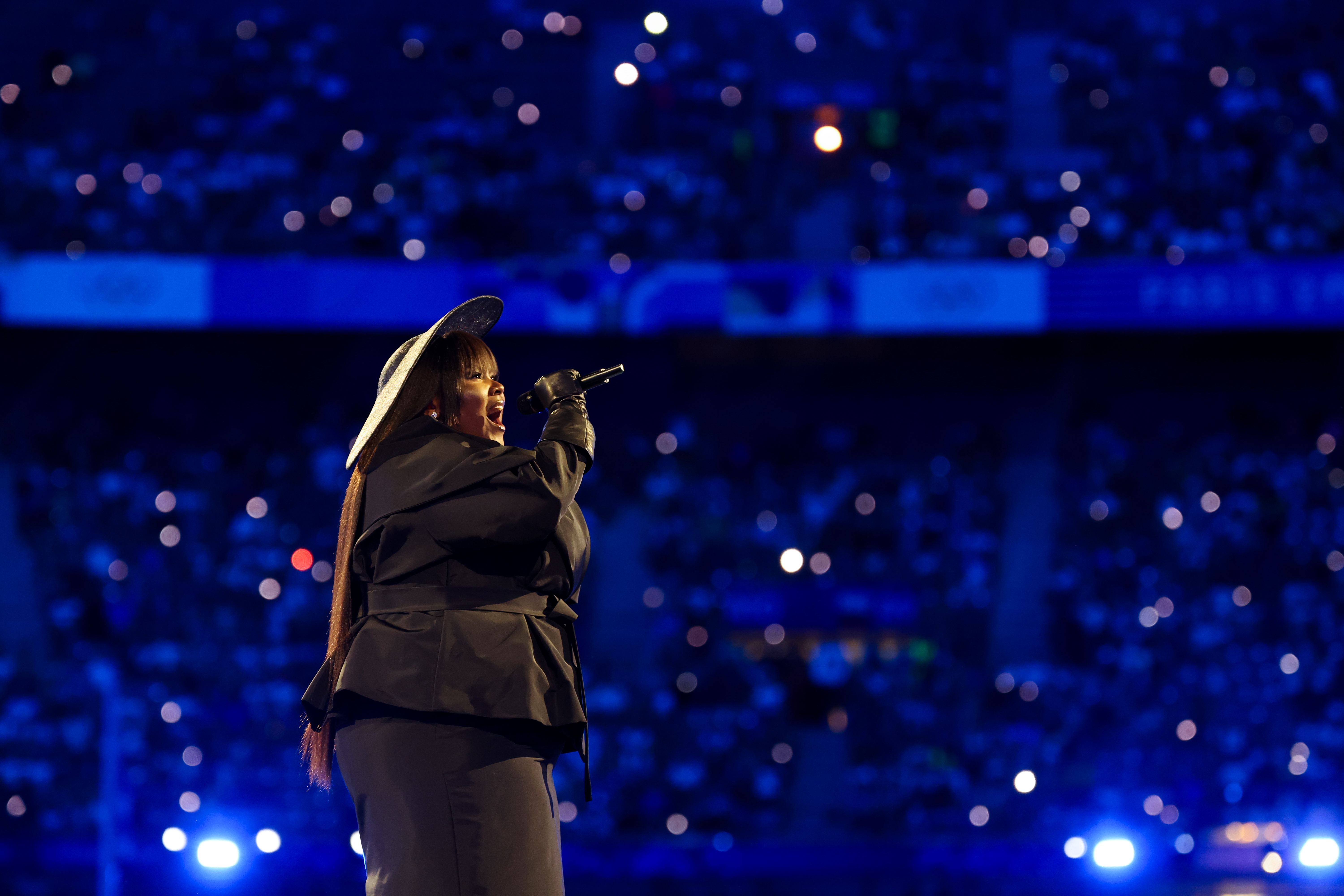 Review: In the Olympics closing ceremony, Paris' inspired story sputters with a Hollywood ending