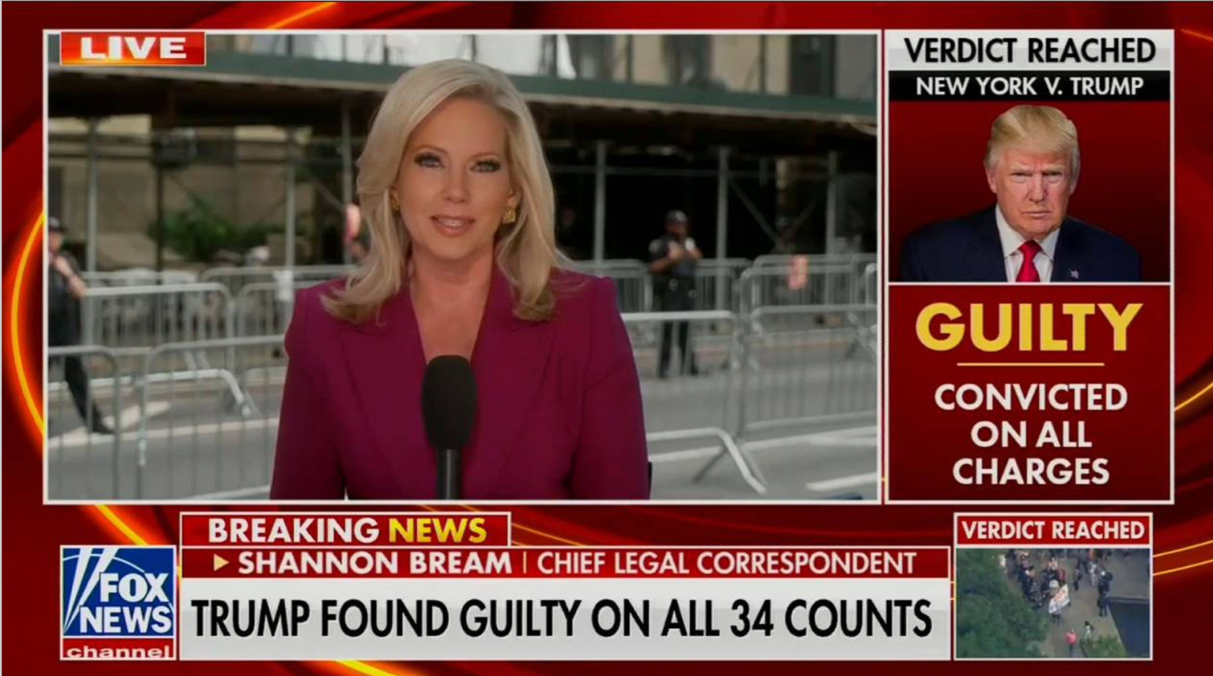 TV news ratings surged with Trump felony conviction coverage. Here's how it was covered