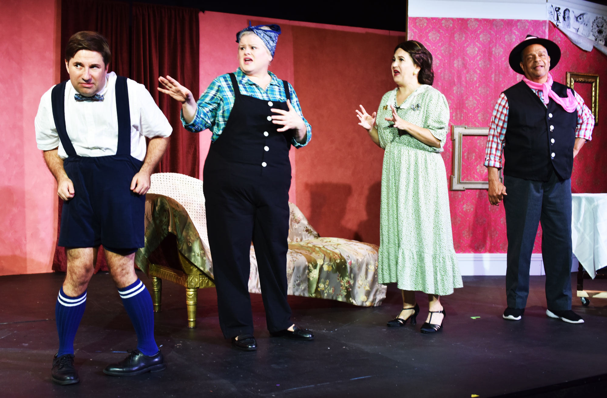 Review: Roustabouts Theatre relaunches live performances with wacky, entertaining Durang quartet - Vimarsana News