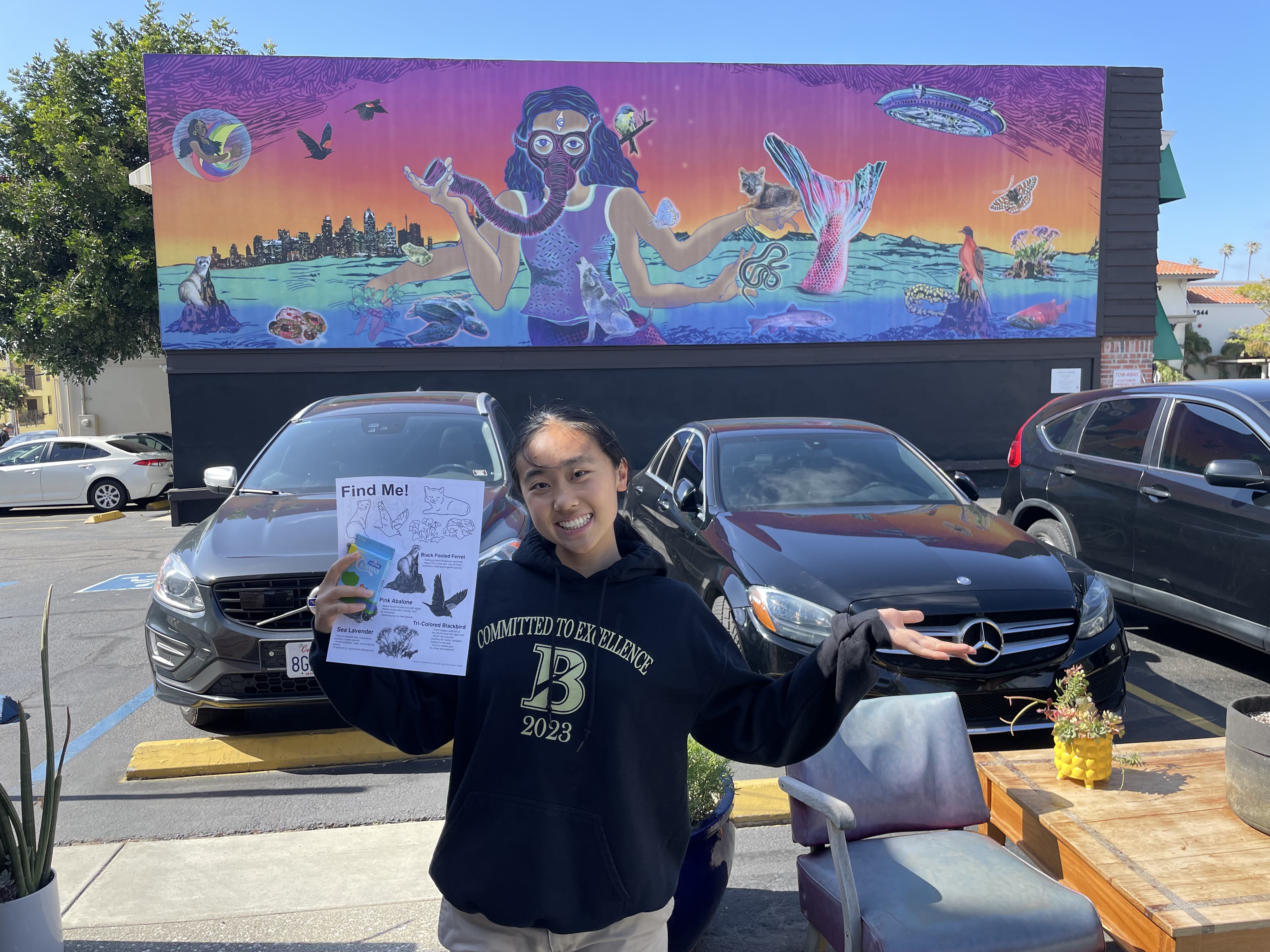 La Jolla student brings mural and messages together in new coloring activity - Vimarsana News