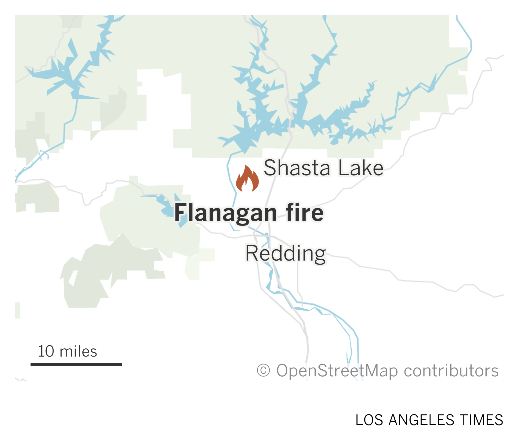 Flanagan fire in Shasta County prompts evacuation orders - Vimarsana News
