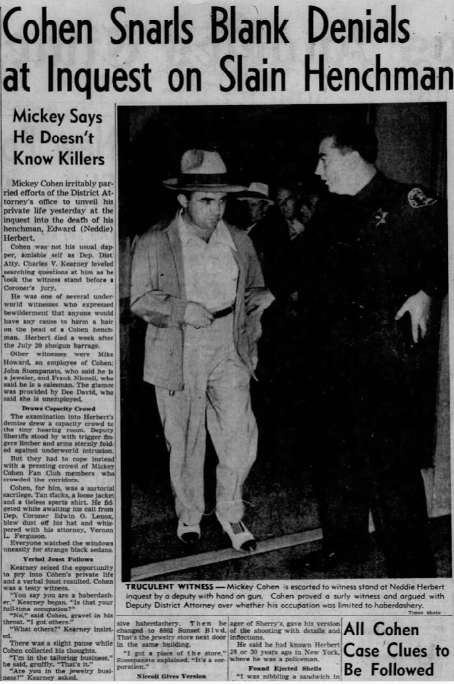 Why was the mob in L.A. so much quieter than Chicago or New York? - Vimarsana News