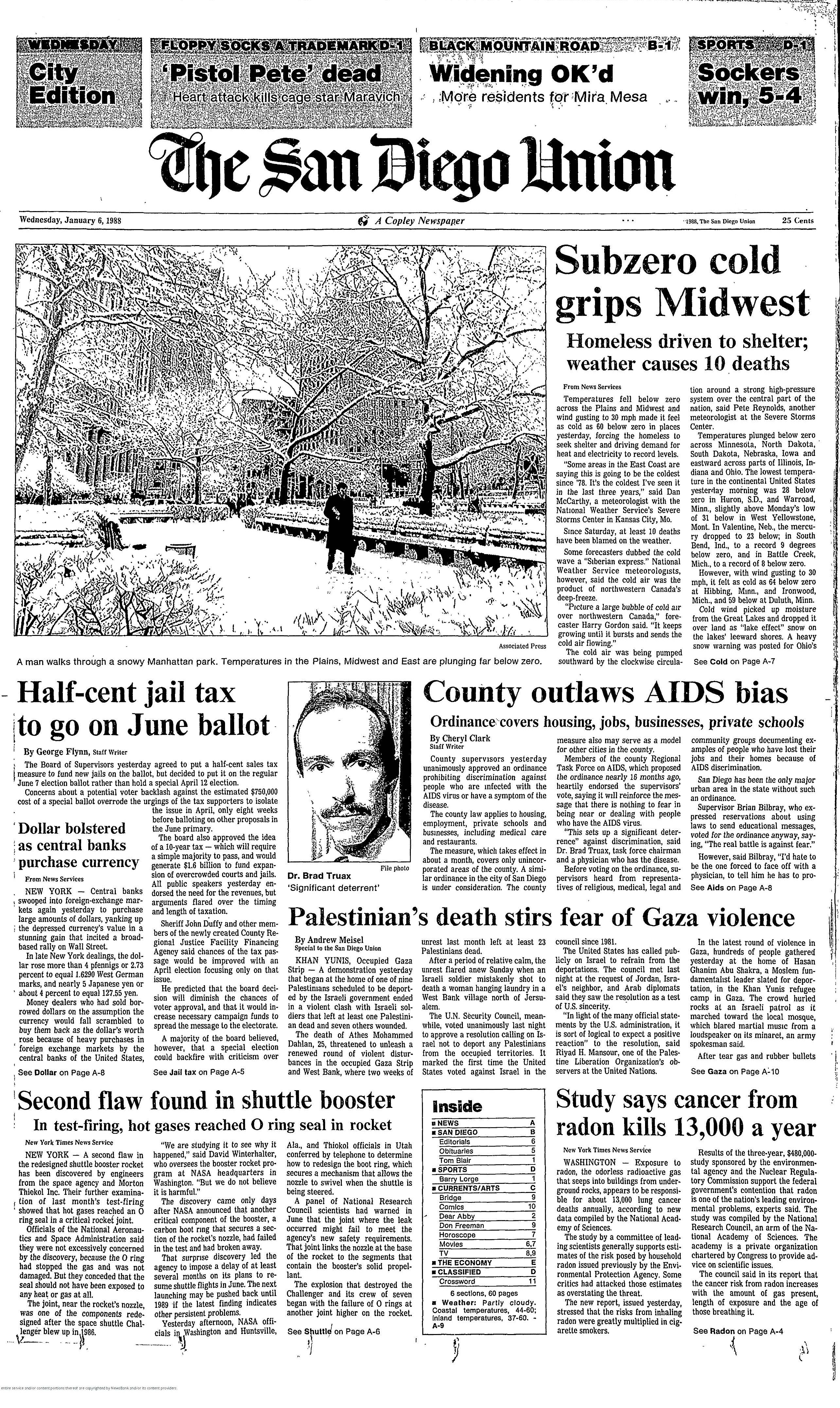 From the Archives: San Diego banned AIDS discrimination 35 years ago - Vimarsana News