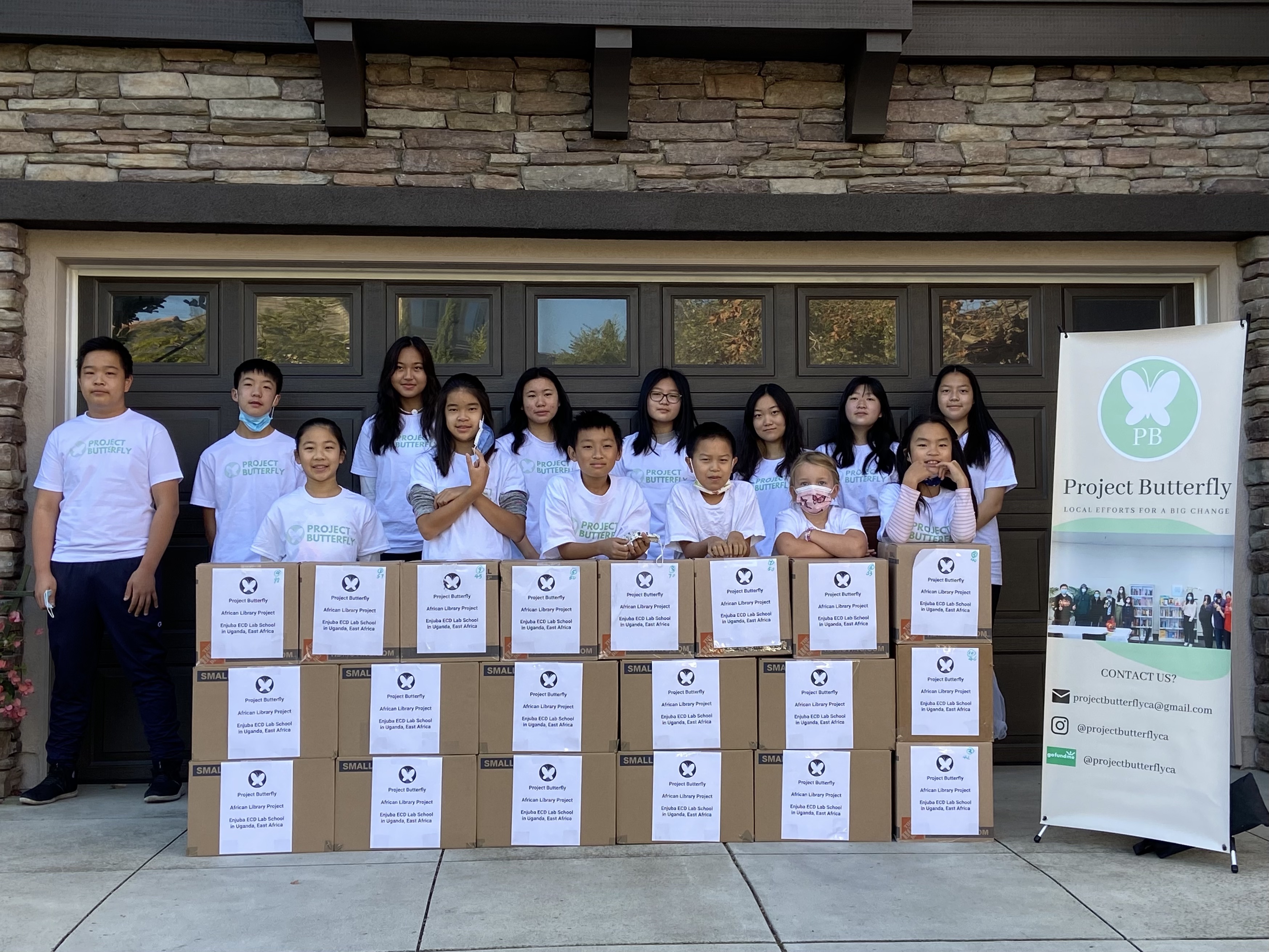 Project Butterfly: Bishop's School students help collect enough books to start two libraries in Africa - Vimarsana News