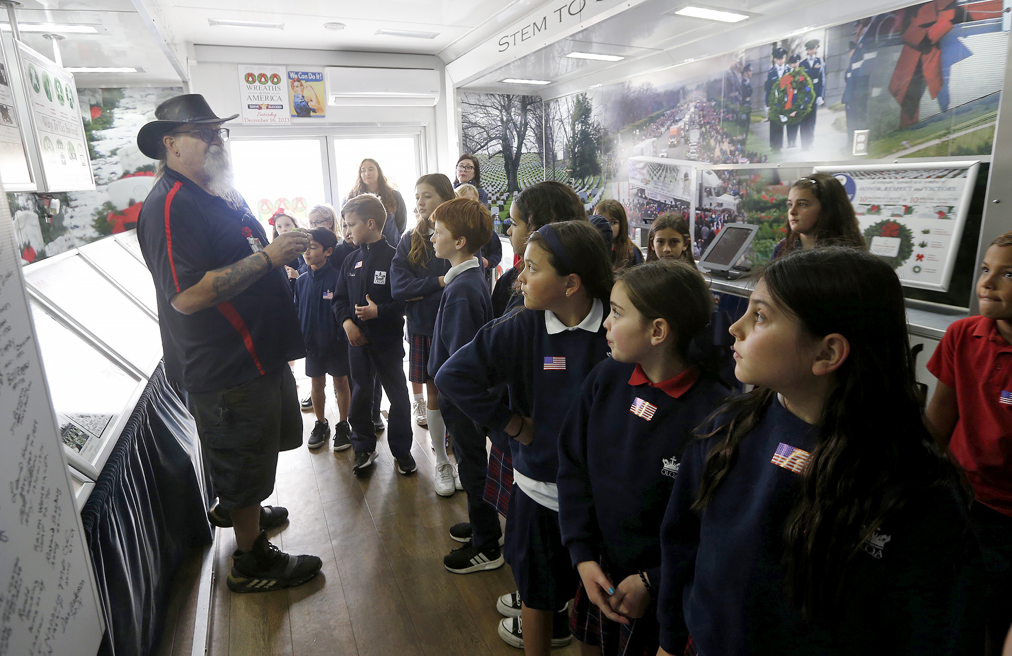 Wreaths Across America comes to Our Lady Queen of Angels - Vimarsana News