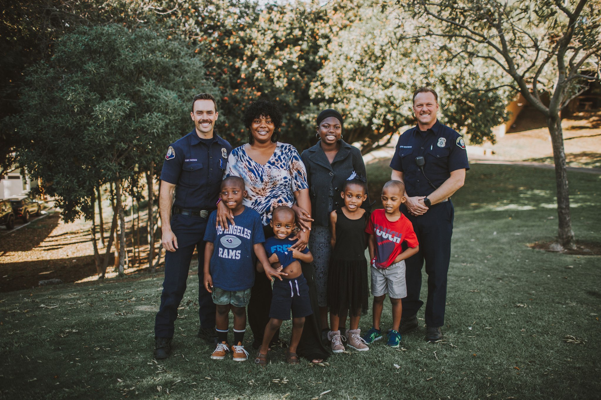Santa doesn't come in a sleigh but a fire engine this year for a Newport Beach family - Vimarsana News