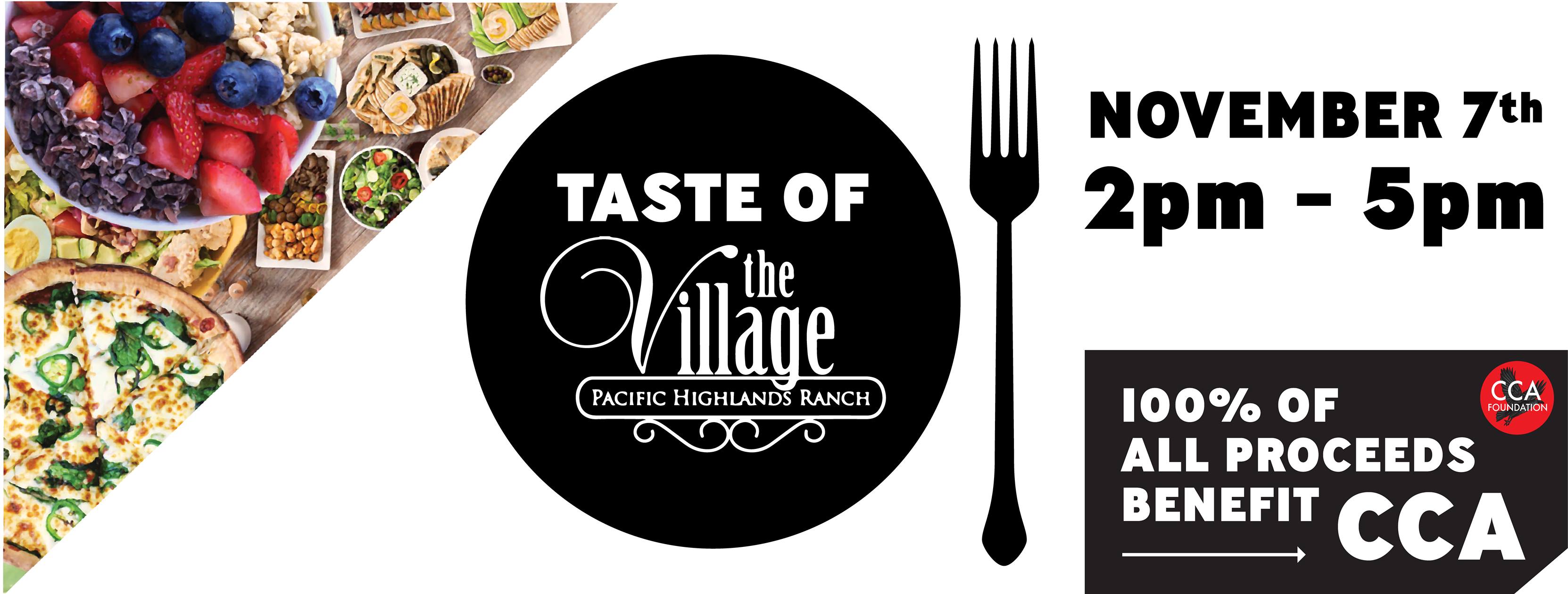 Enjoy a Taste of The Village and benefit Canyon Crest Academy on Nov. 7 - Vimarsana News