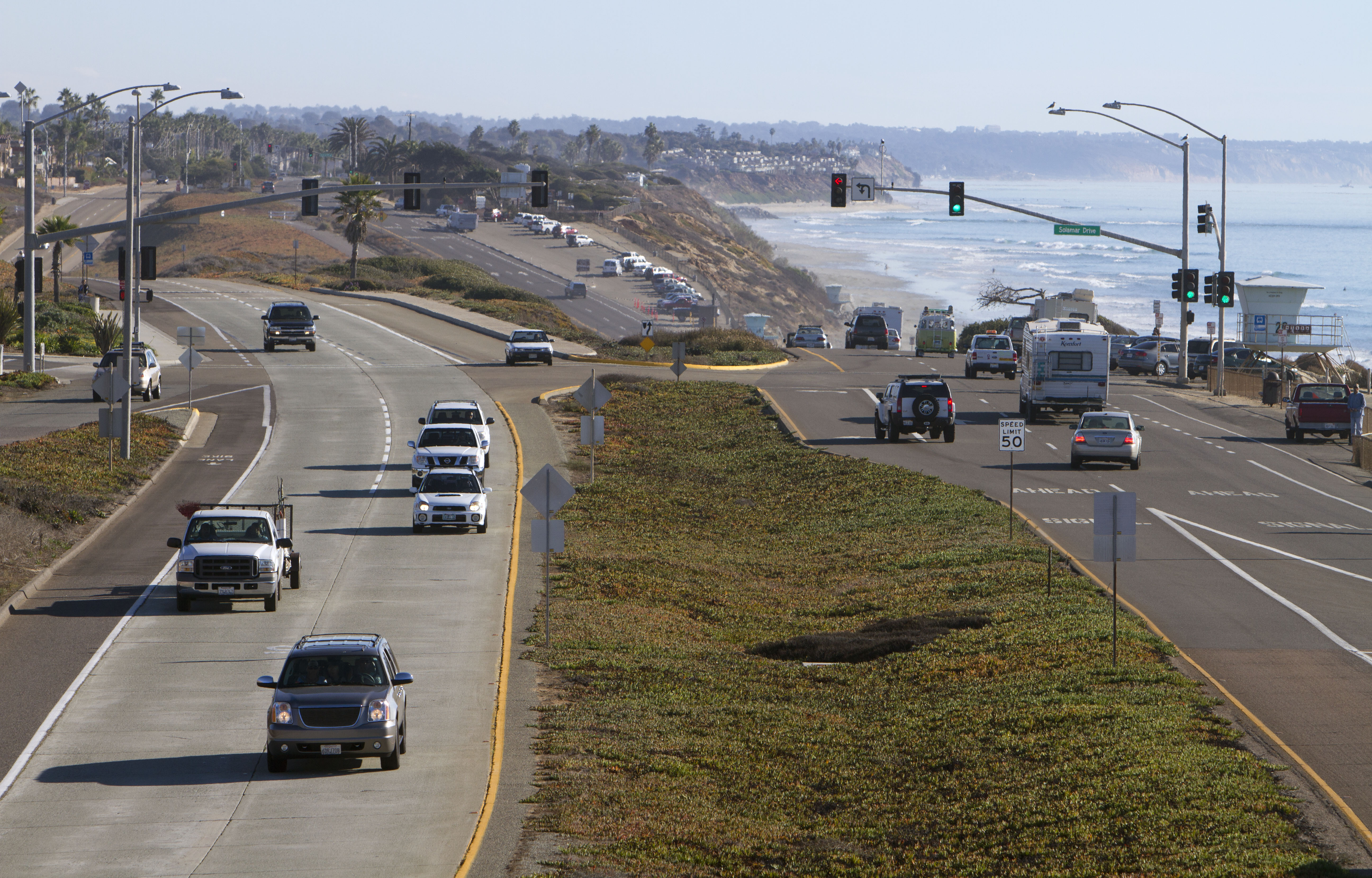 Carlsbad to reduce traffic on part of Highway 101 to a single lane - Vimarsana News