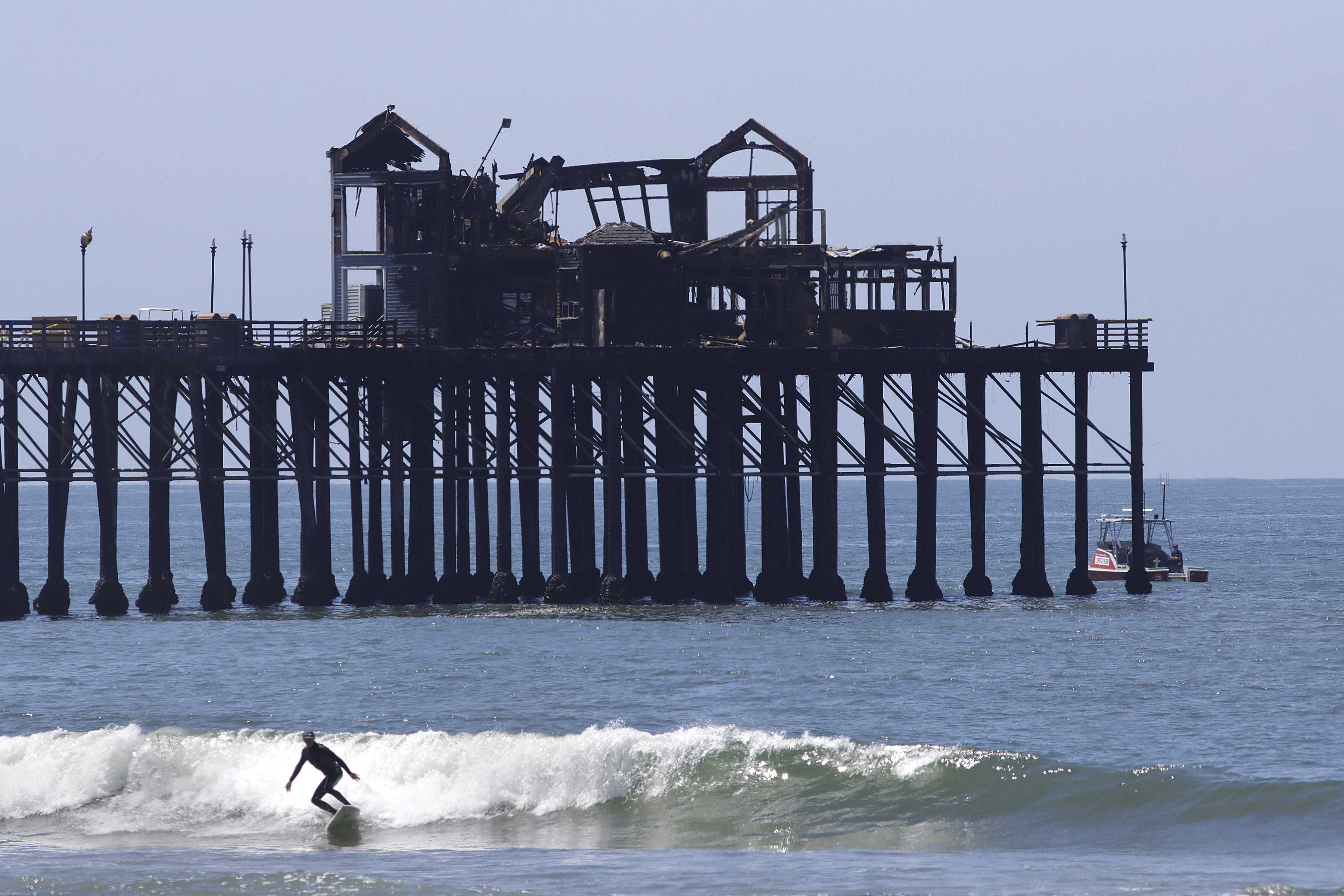 Investigation into Oceanside Pier fire shows no sign of arson, chief says - Vimarsana News