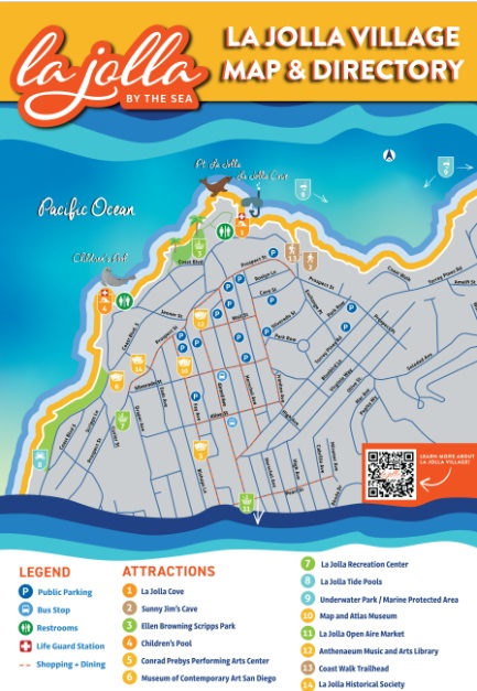 New La Jolla Village merchants map leaves out parts of Pearl Street and La Jolla Boulevard - Vimarsana News