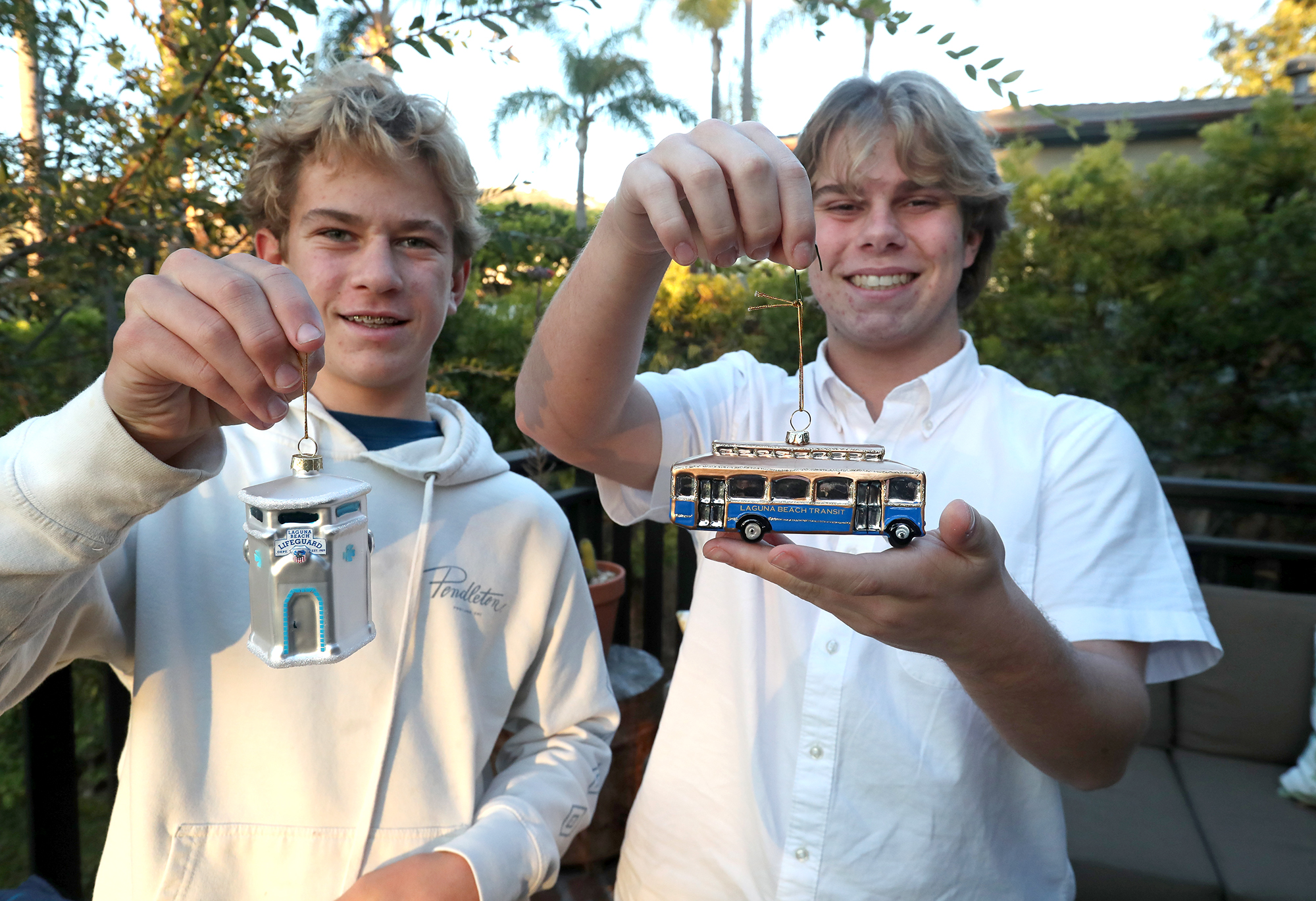 Laguna Beach brothers featuring local icons in Christmas ornaments - Vimarsana News