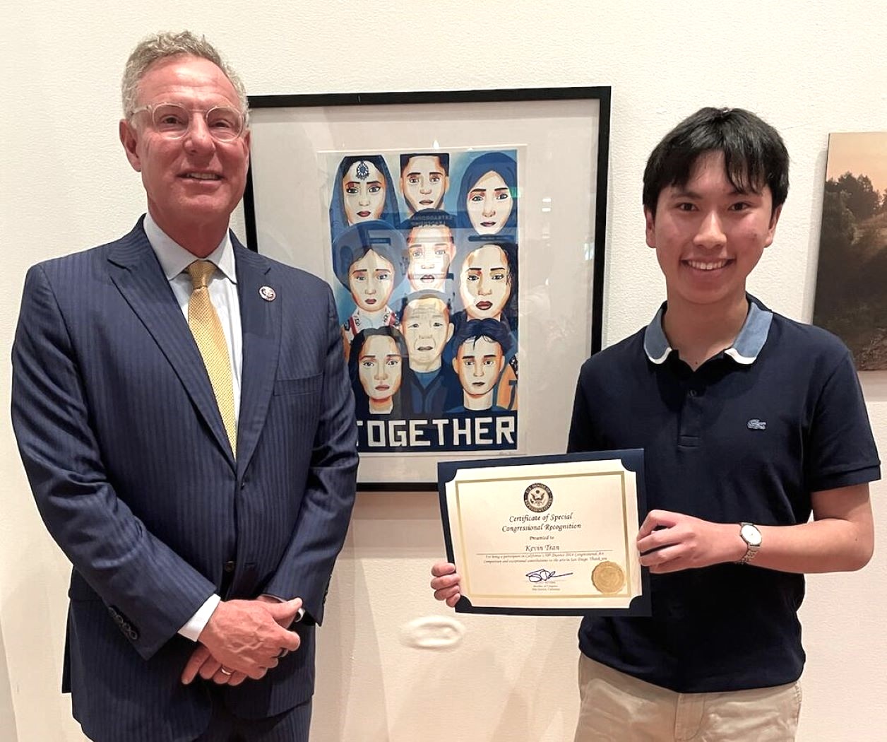 Del Norte High junior wins 50th Congressional District art contest - Vimarsana News