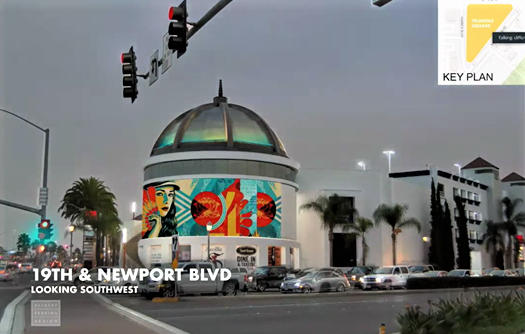 Commission pauses LED billboard plan for Costa Mesa's Triangle Square - Vimarsana News