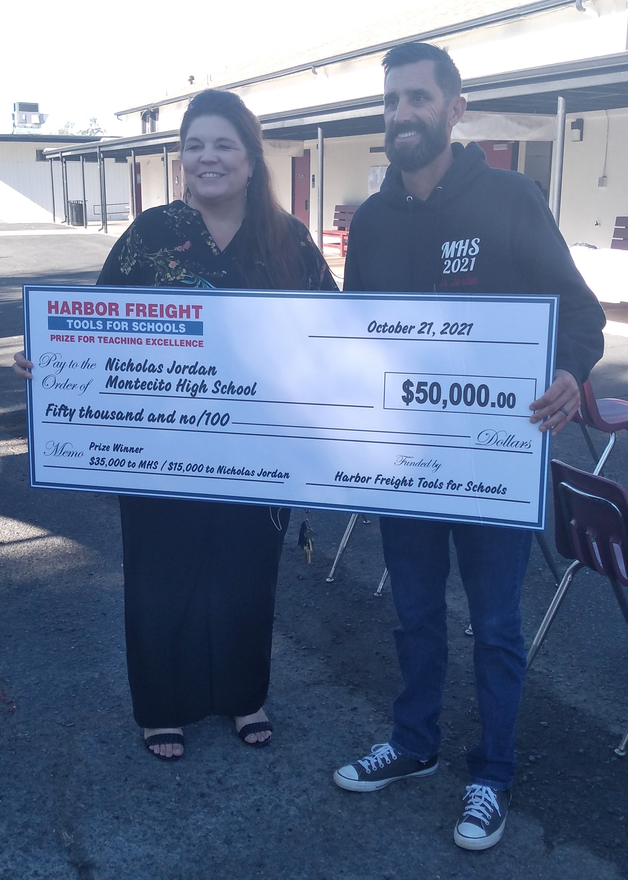 Montecito High construction teacher Nicholas Jordan wins $50K prize from Harbor Freight Tools - Vimarsana News