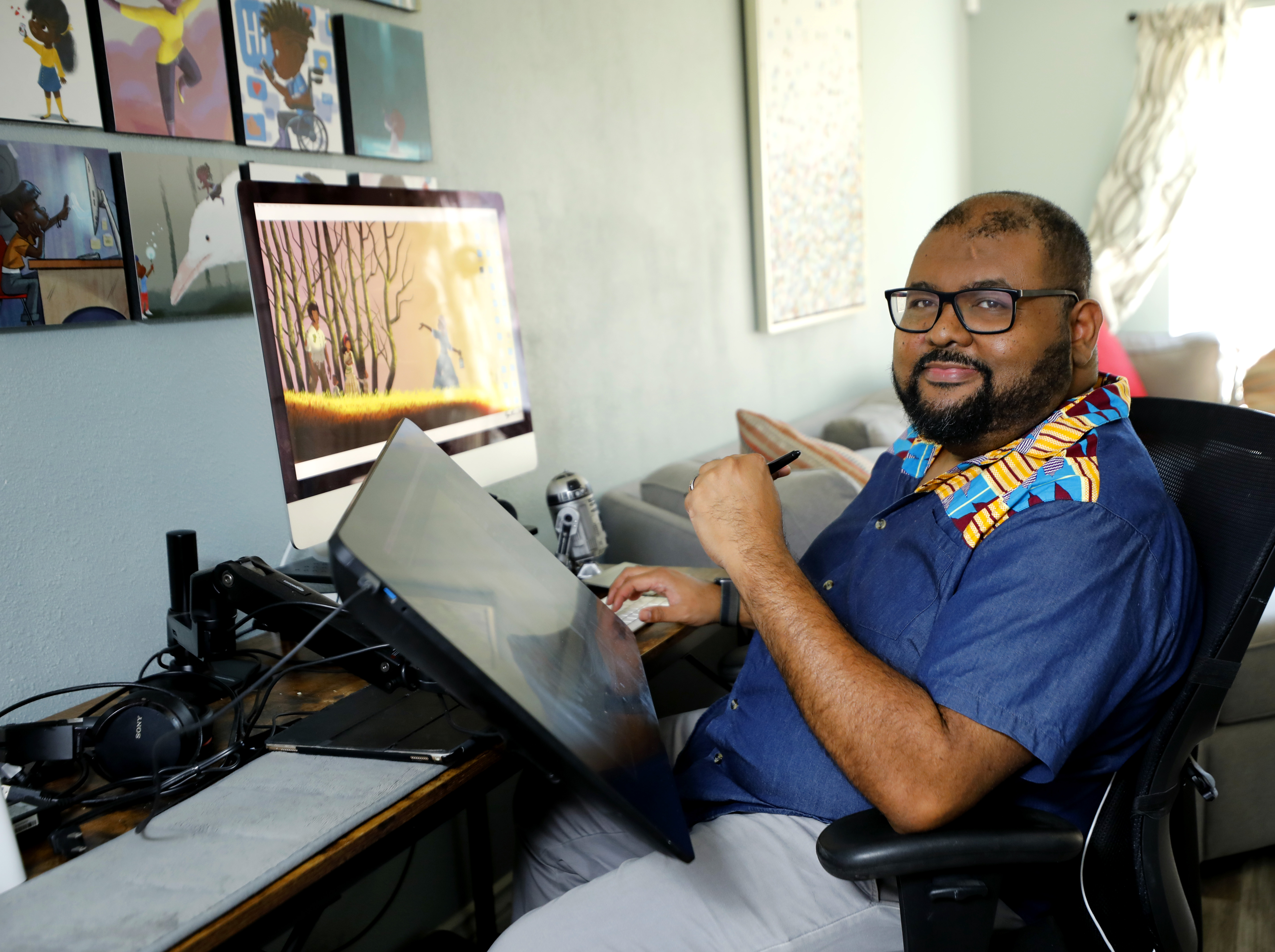 Column: How Spring Valley artist Reggie Brown went back to the drawing board and found success - Vimarsana News