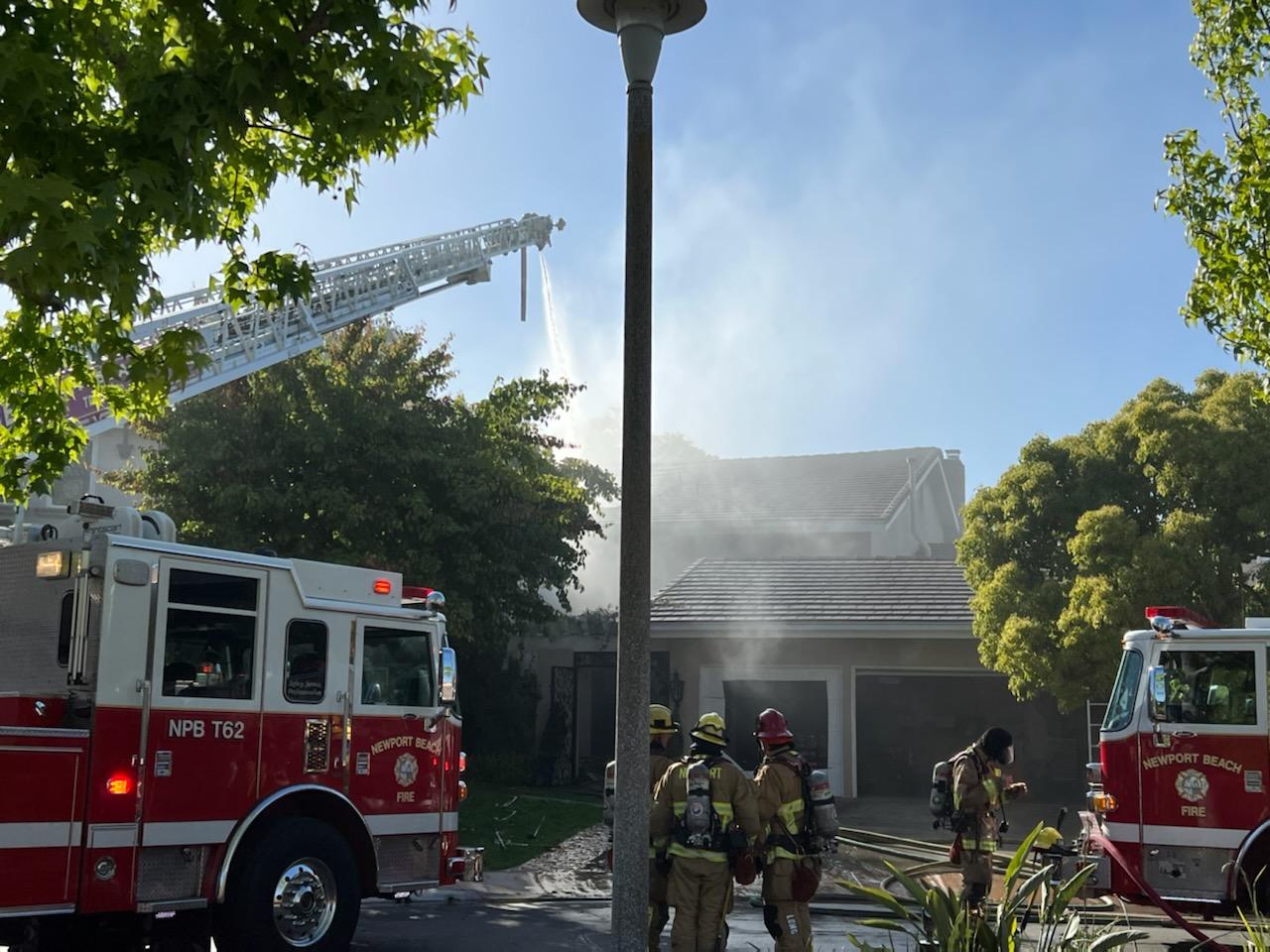 Newport Beach home red-tagged after fire Wednesday causes extensive damages - Vimarsana News